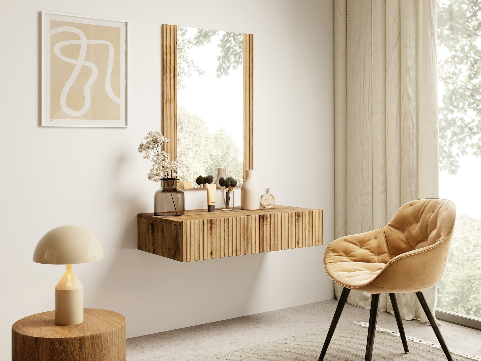 Dressing table Comes (Wotan Oak)