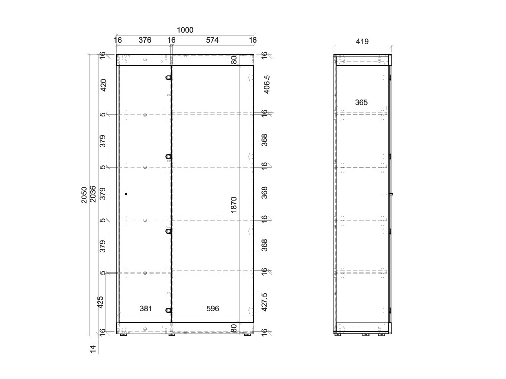 Bookcase Orlcali 112