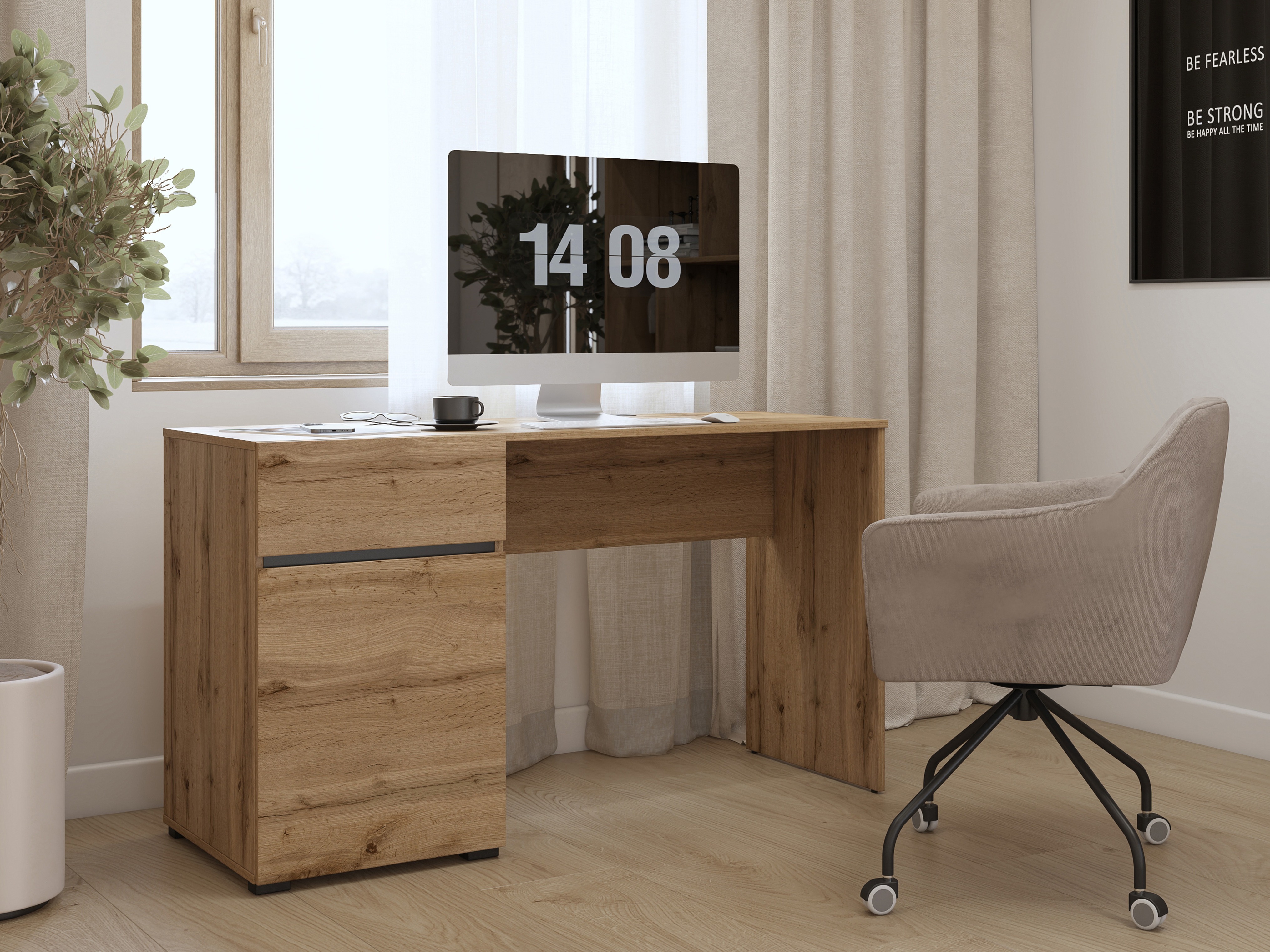 Desk Alfere 125 (Wotan Oak)
