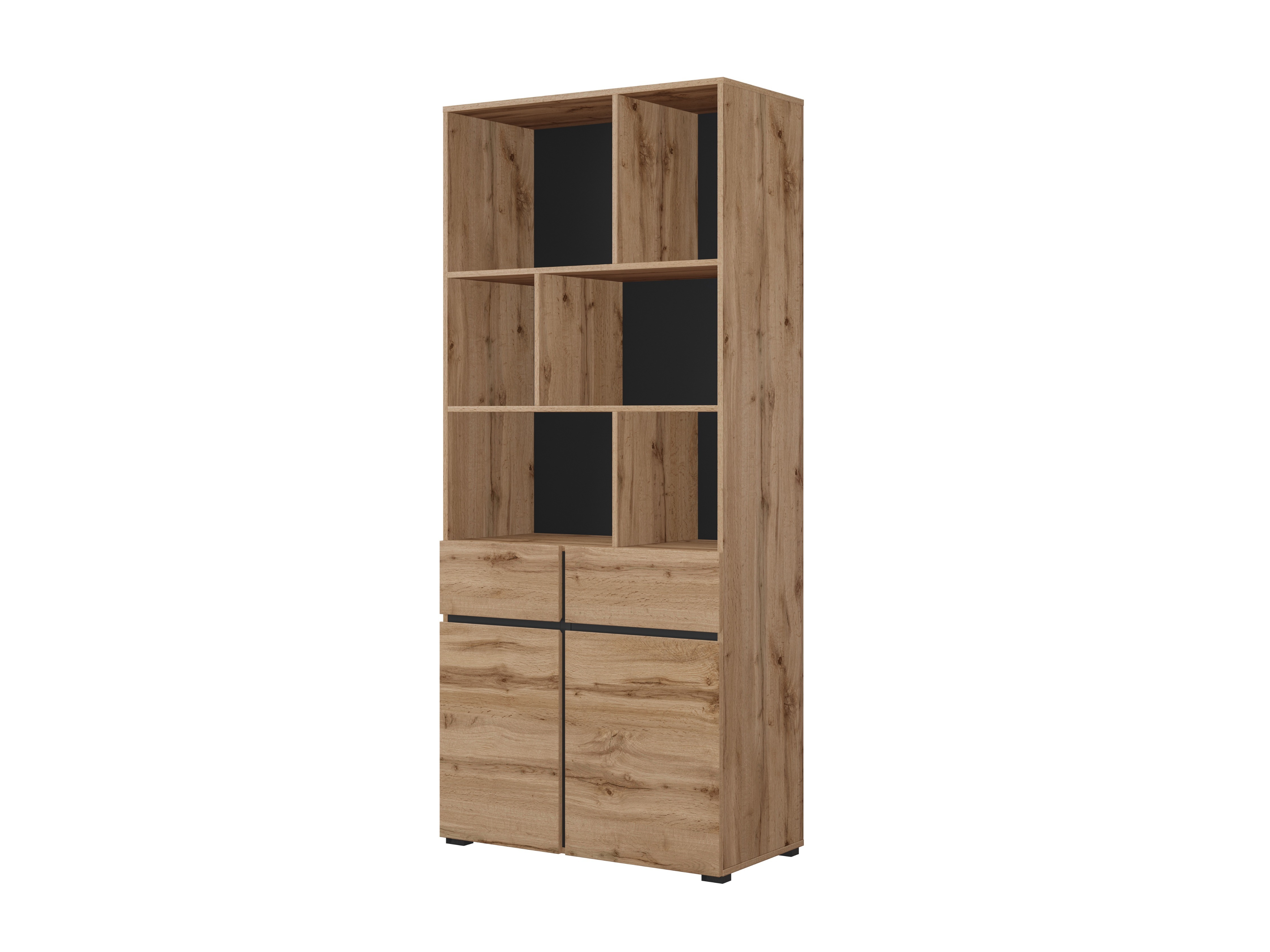 Bookcase Alfere 126 (Wotan Oak)