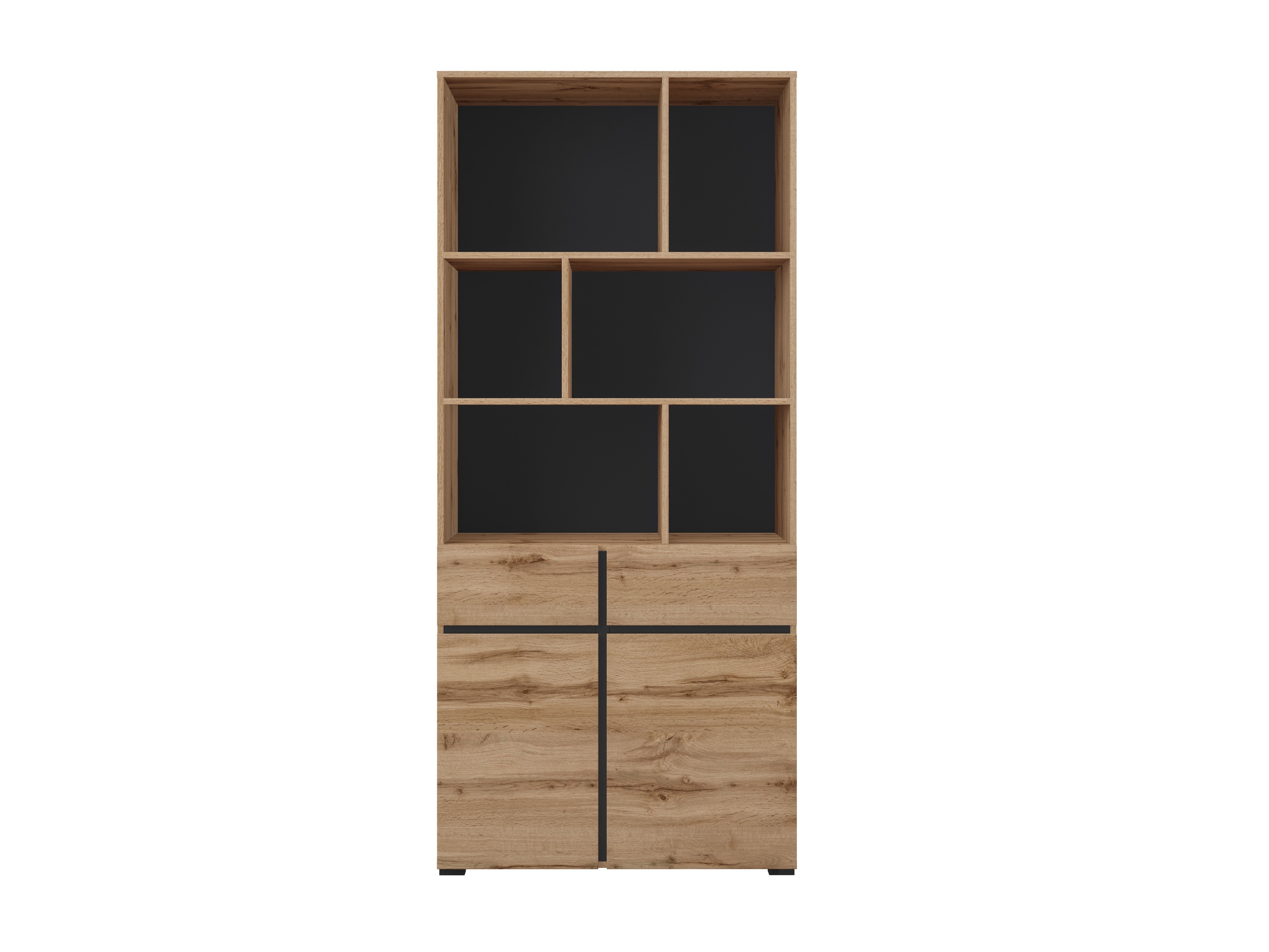 Bookcase Alfere 126 (Wotan Oak)