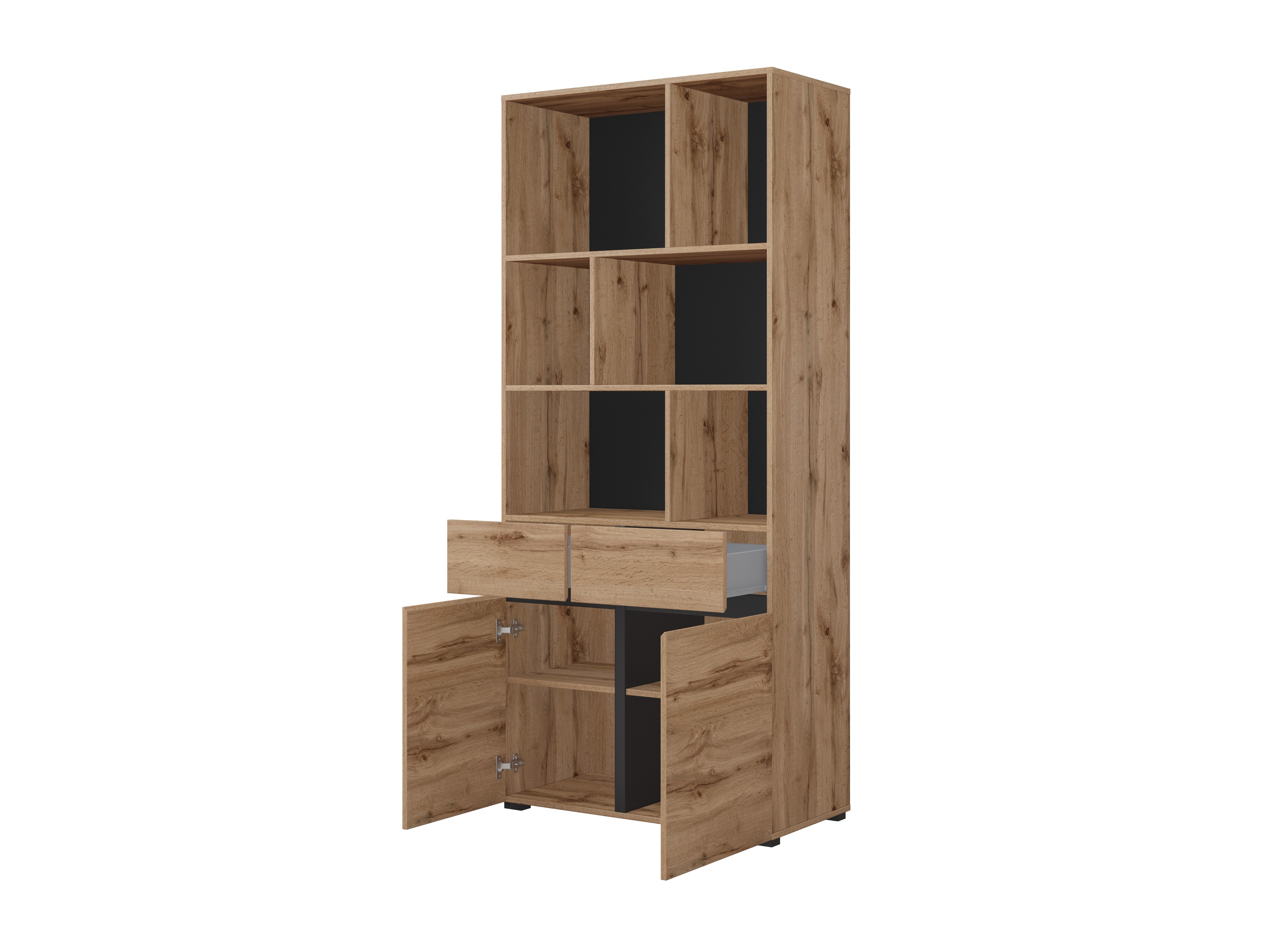 Bookcase Alfere 126 (Wotan Oak)