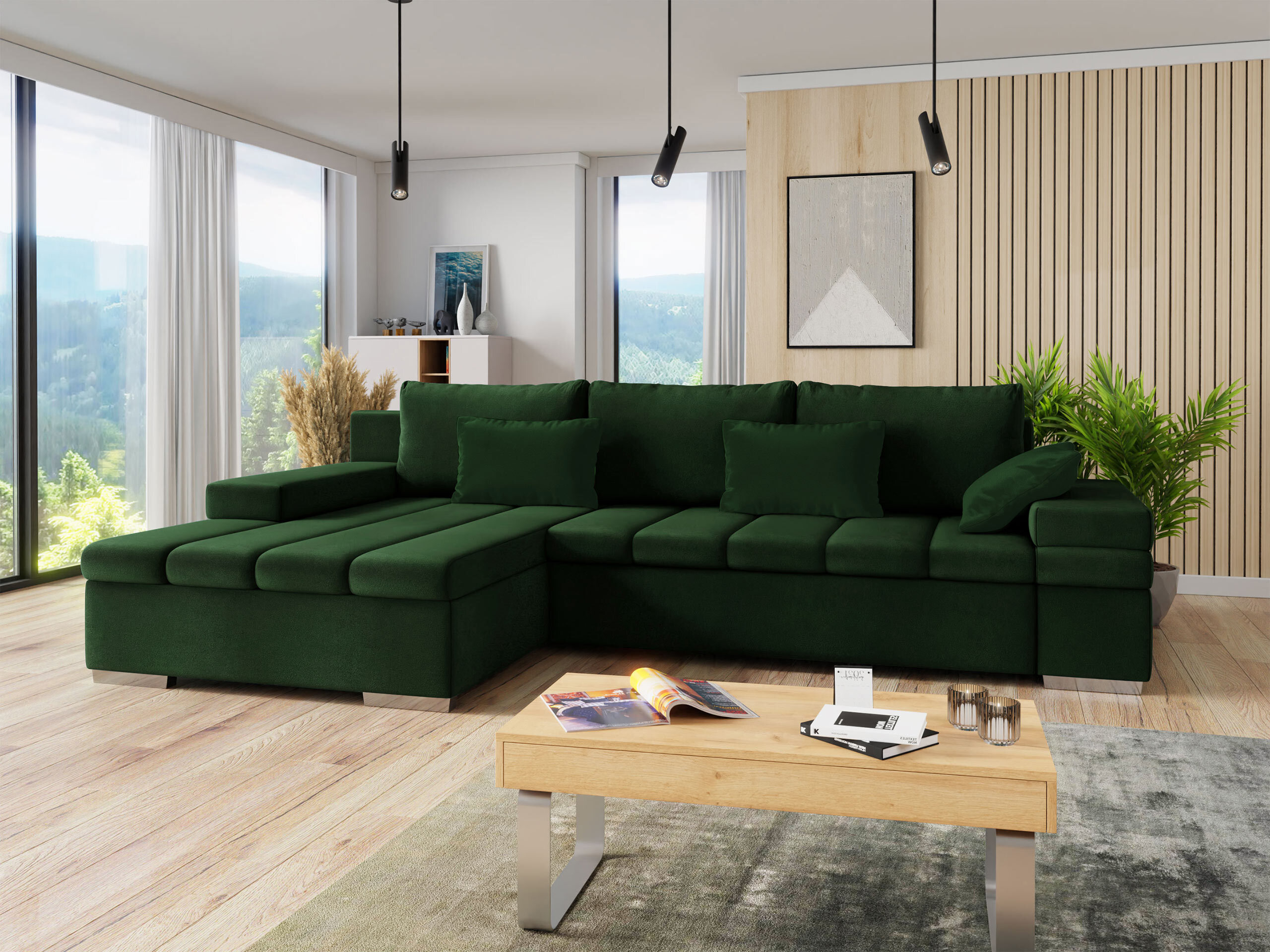 Corner sofa Comfivo Olivetum (Left)
