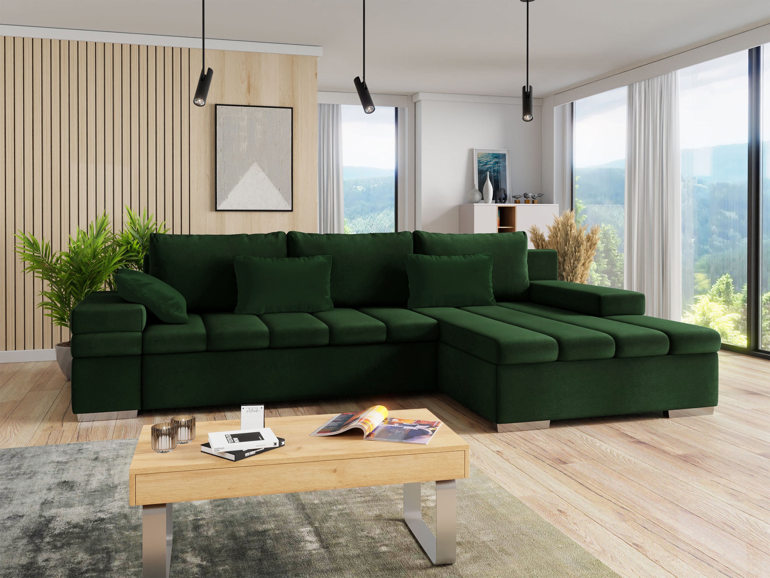 Corner sofa Comfivo Olivetum (Right)