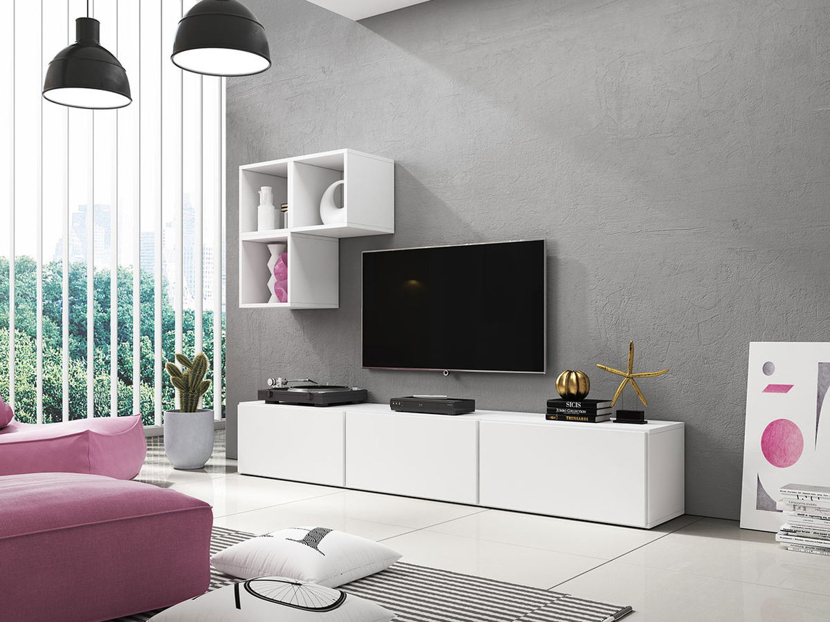 TV stand Corbele 102 (White)