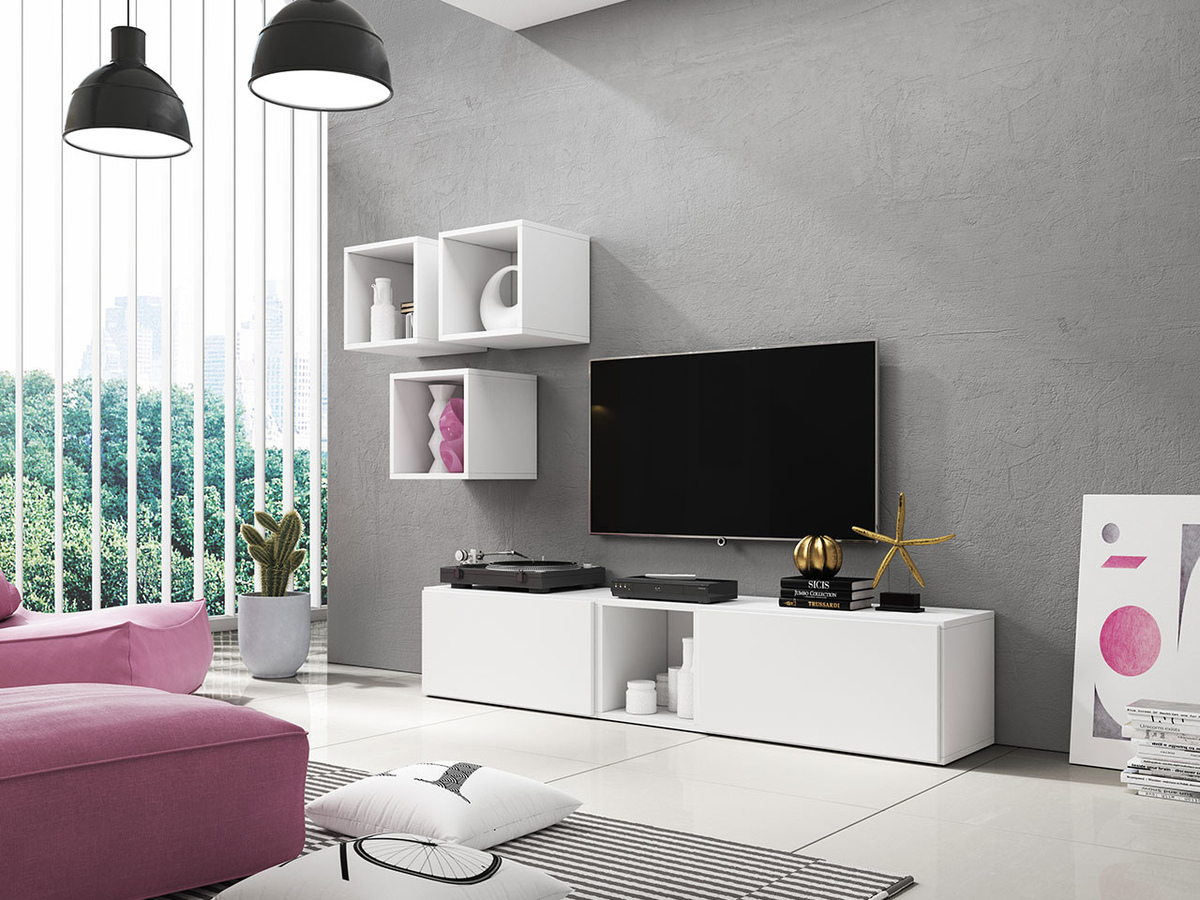 TV stand Corbele 102 (White)