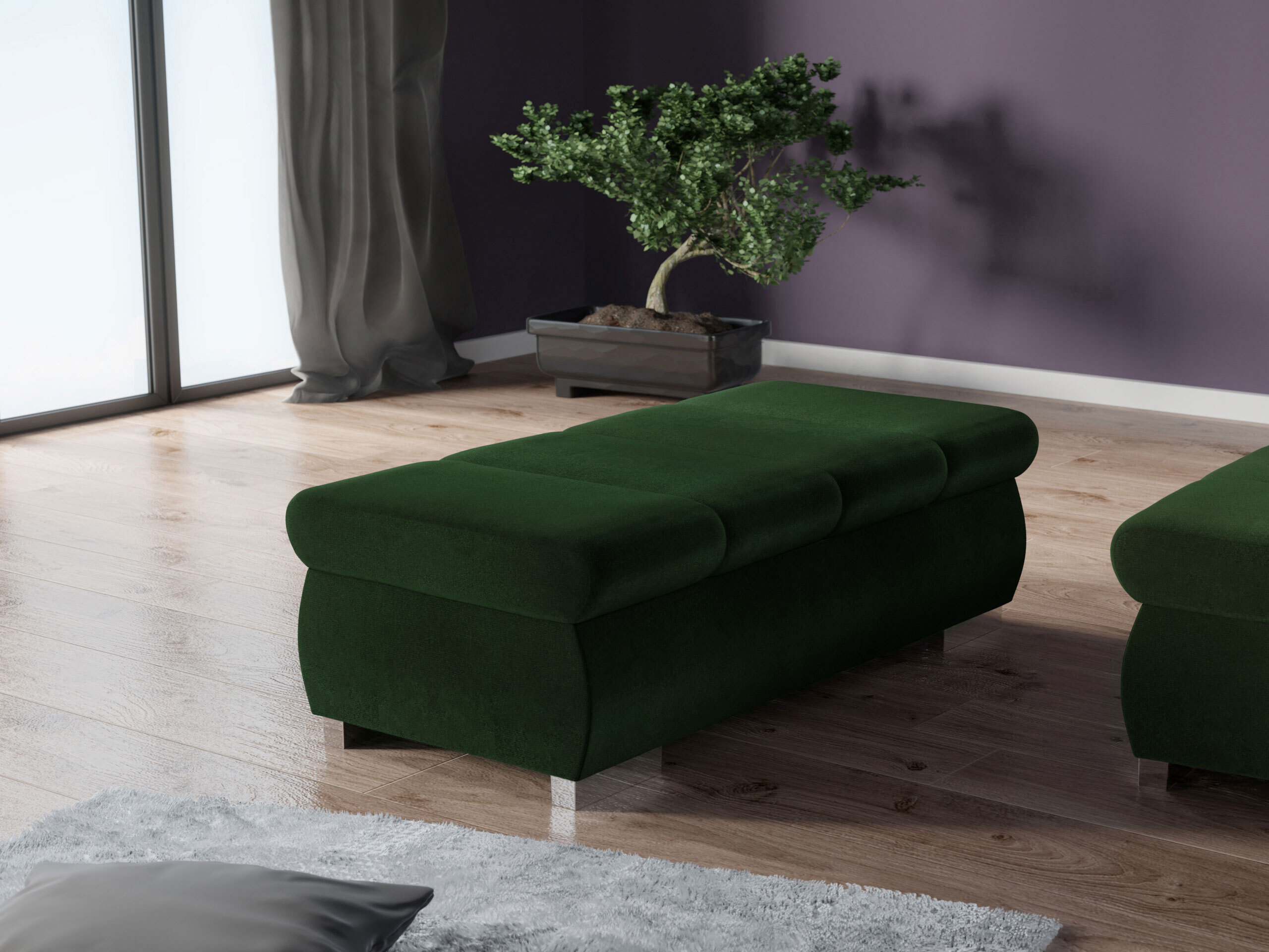 Upholstered bench Comfivo Olivetum I (Polo 889)
