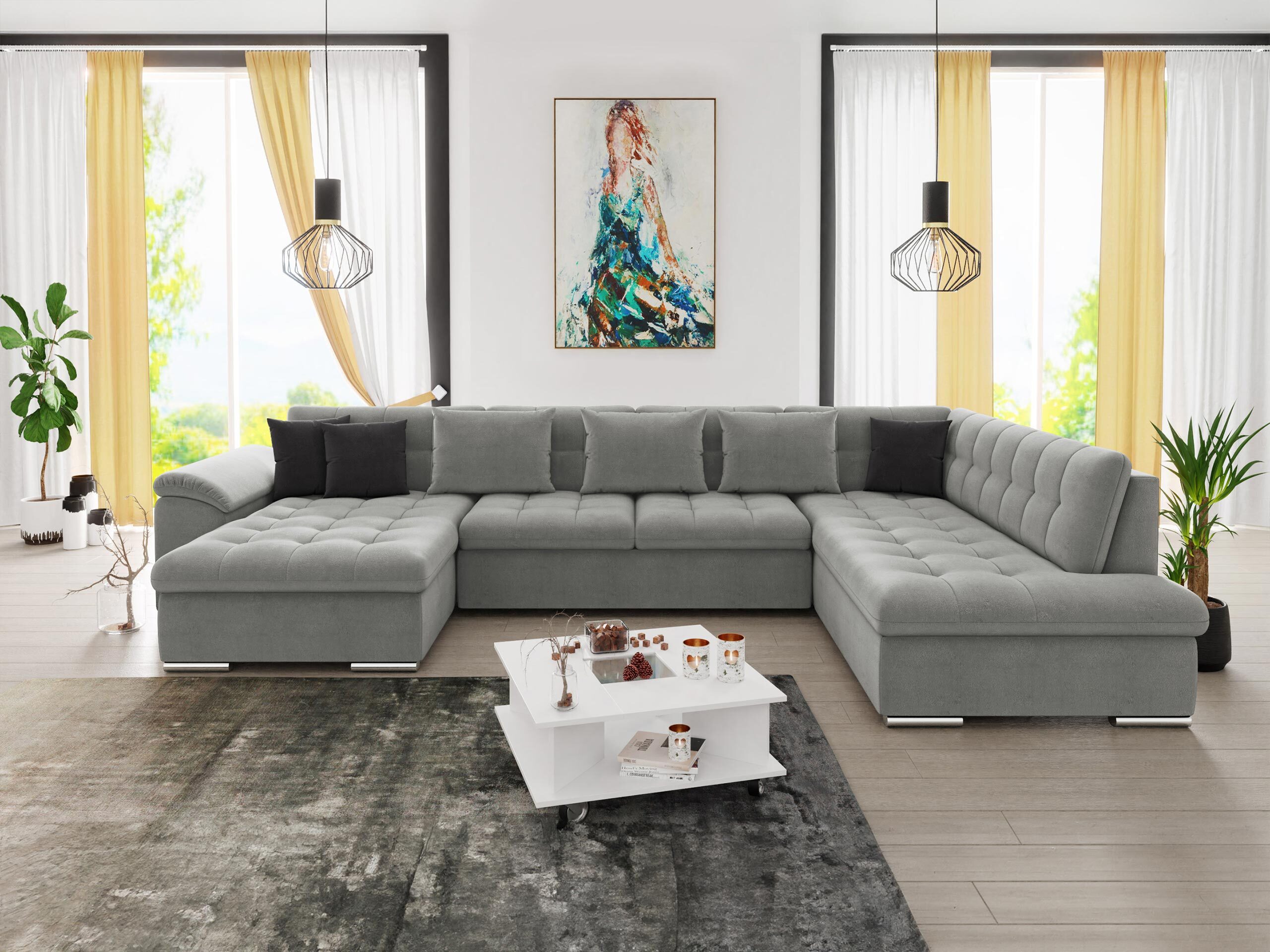 Corner sofa Comfivo Gemma IV (Polo 894 + Polo 897)