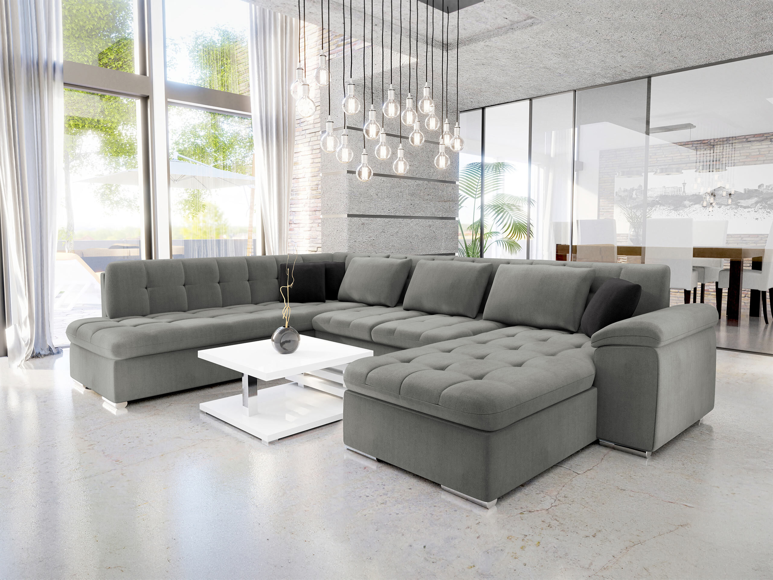 Corner sofa Comfivo Gemma IV (Polo 894 + Polo 897)