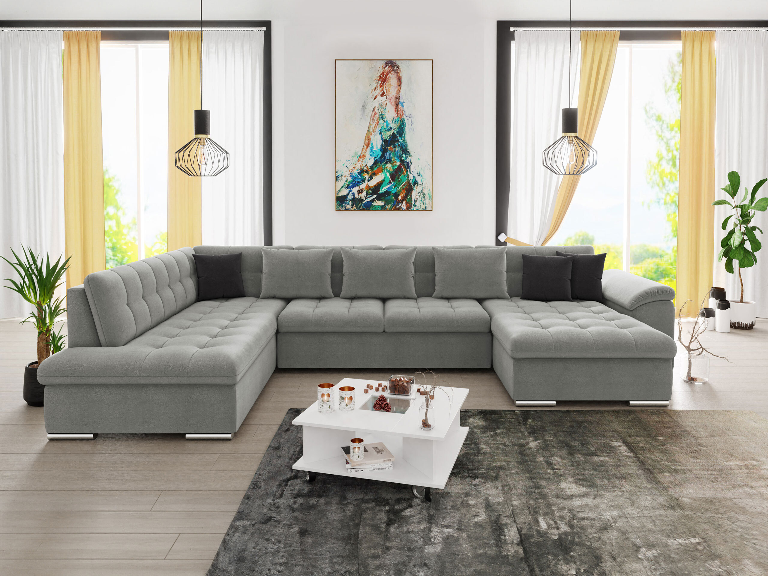 Corner sofa Comfivo Gemma IV (Polo 894 + Polo 897)