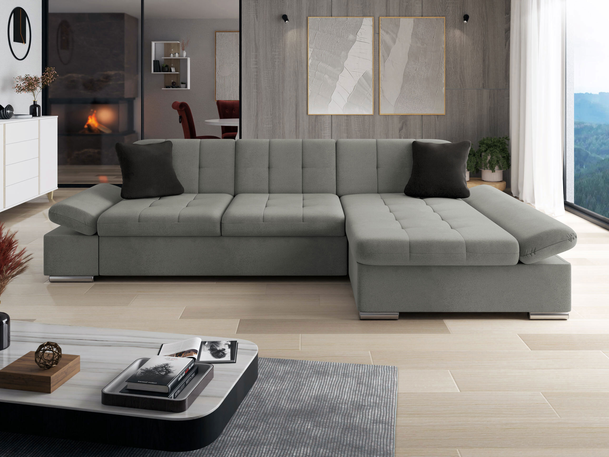 Corner sofa Comfivo Sanitas (Polo 894 + Polo 897)
