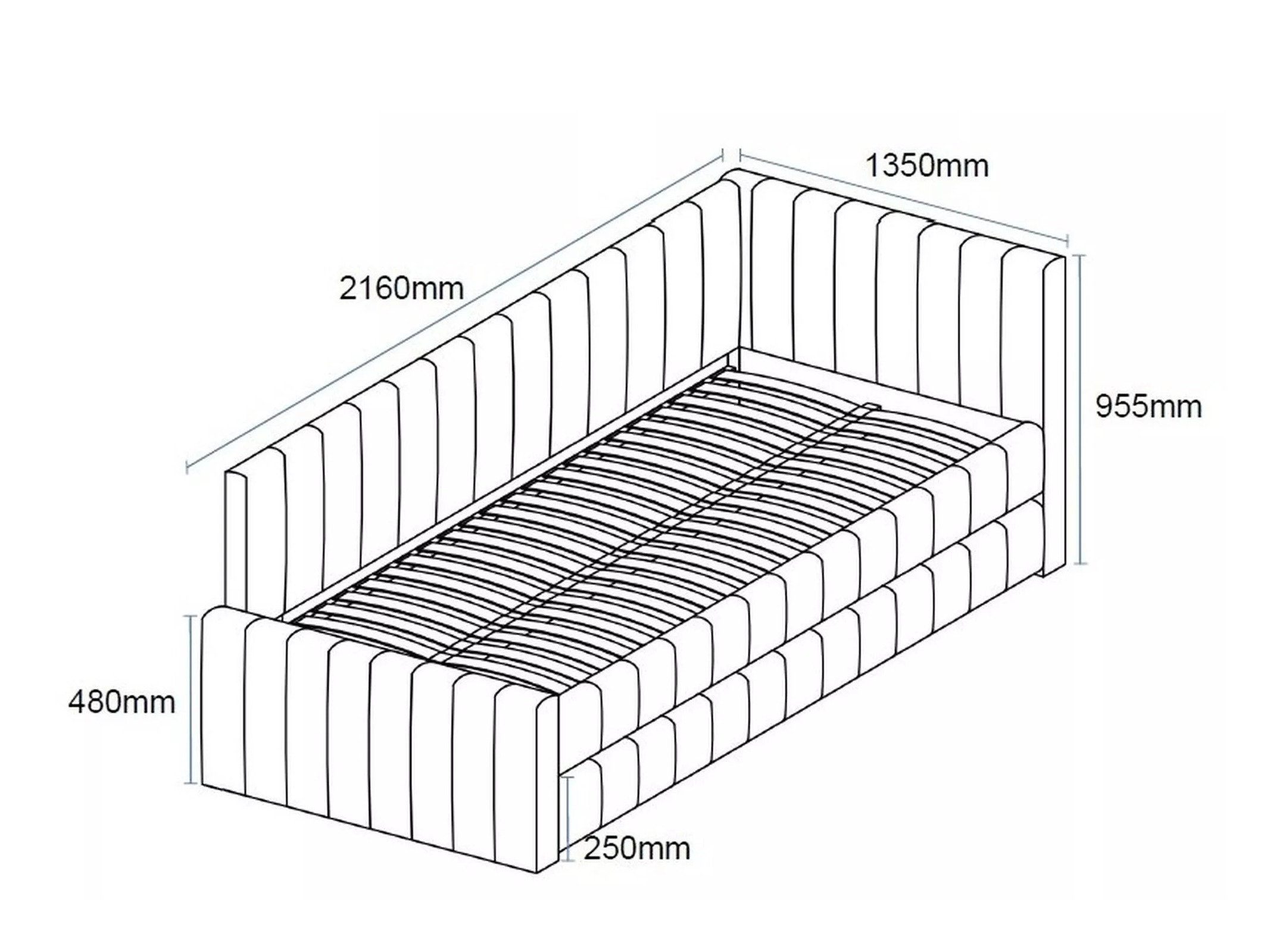 Bed Detroit 855 (Raven 30)