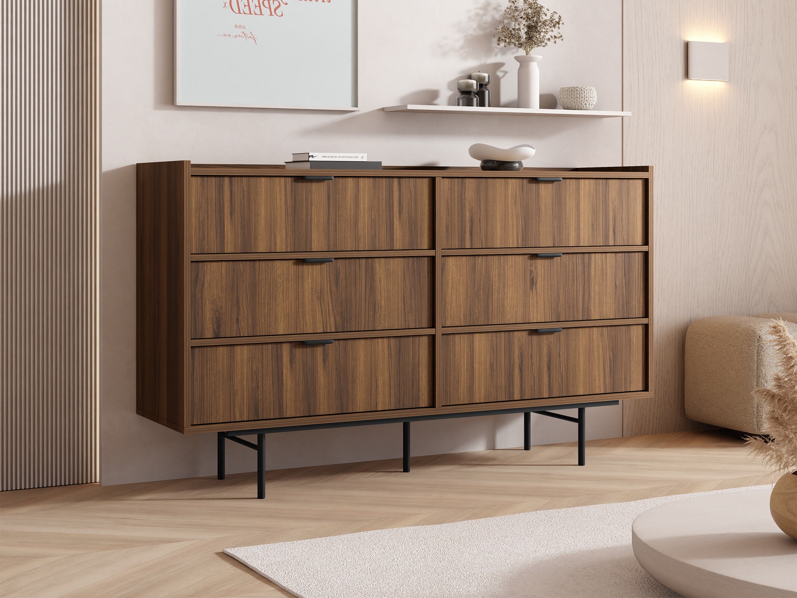 Chest of drawers Studos II (Walnut)