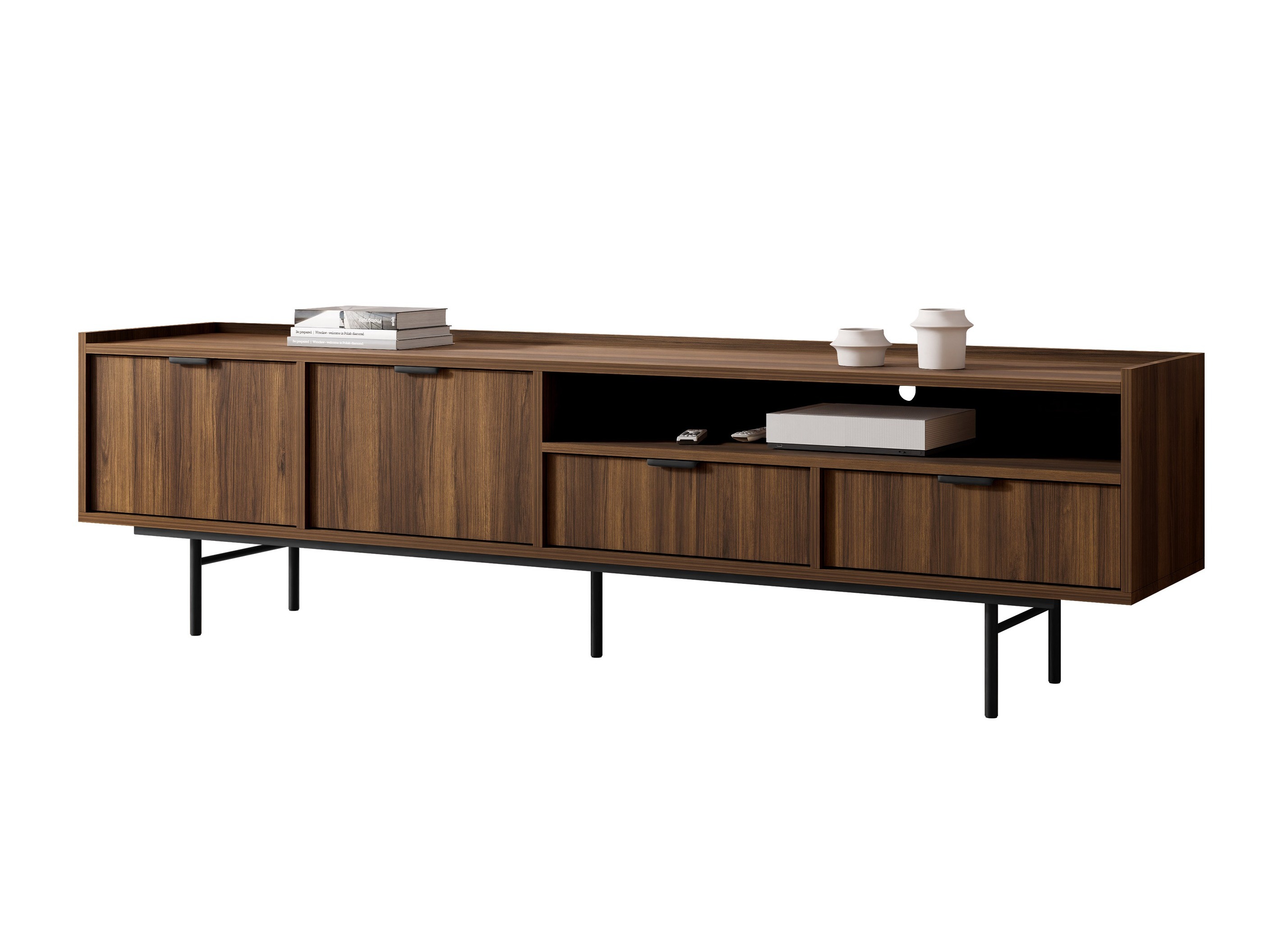 TV stand Floelbe 105 (Walnut)