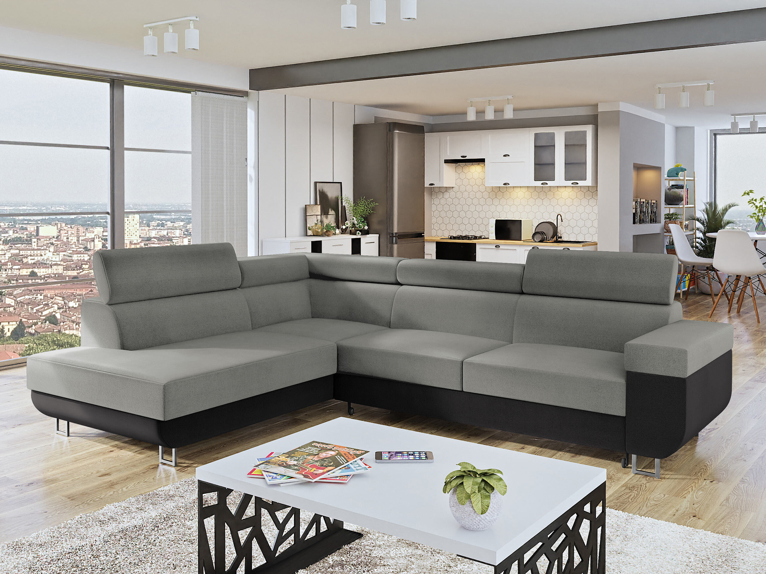 Corner sofa Comfivo Liberta (Polo 897 + Polo 894)