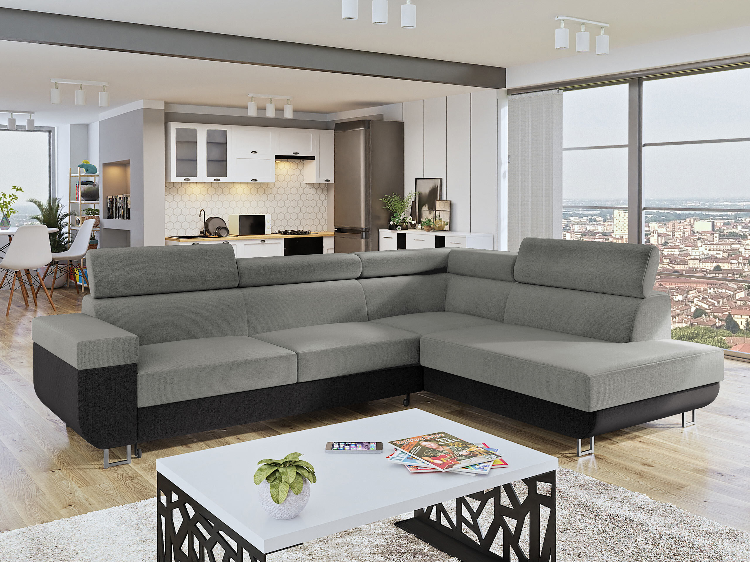 Corner sofa Comfivo Liberta (Polo 897 + Polo 894)