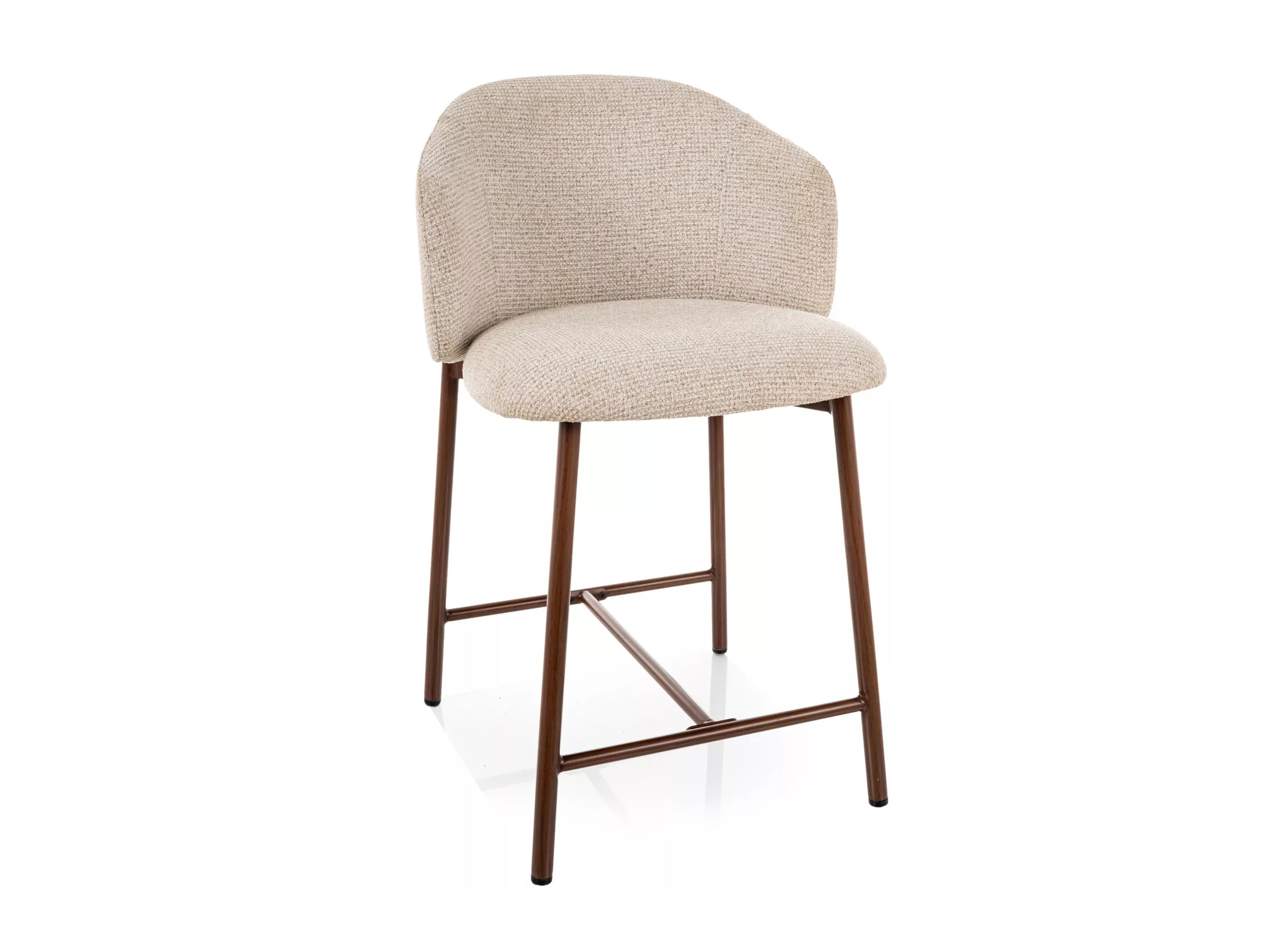 Counter stool Detroit 948 (Cream + Brown)
