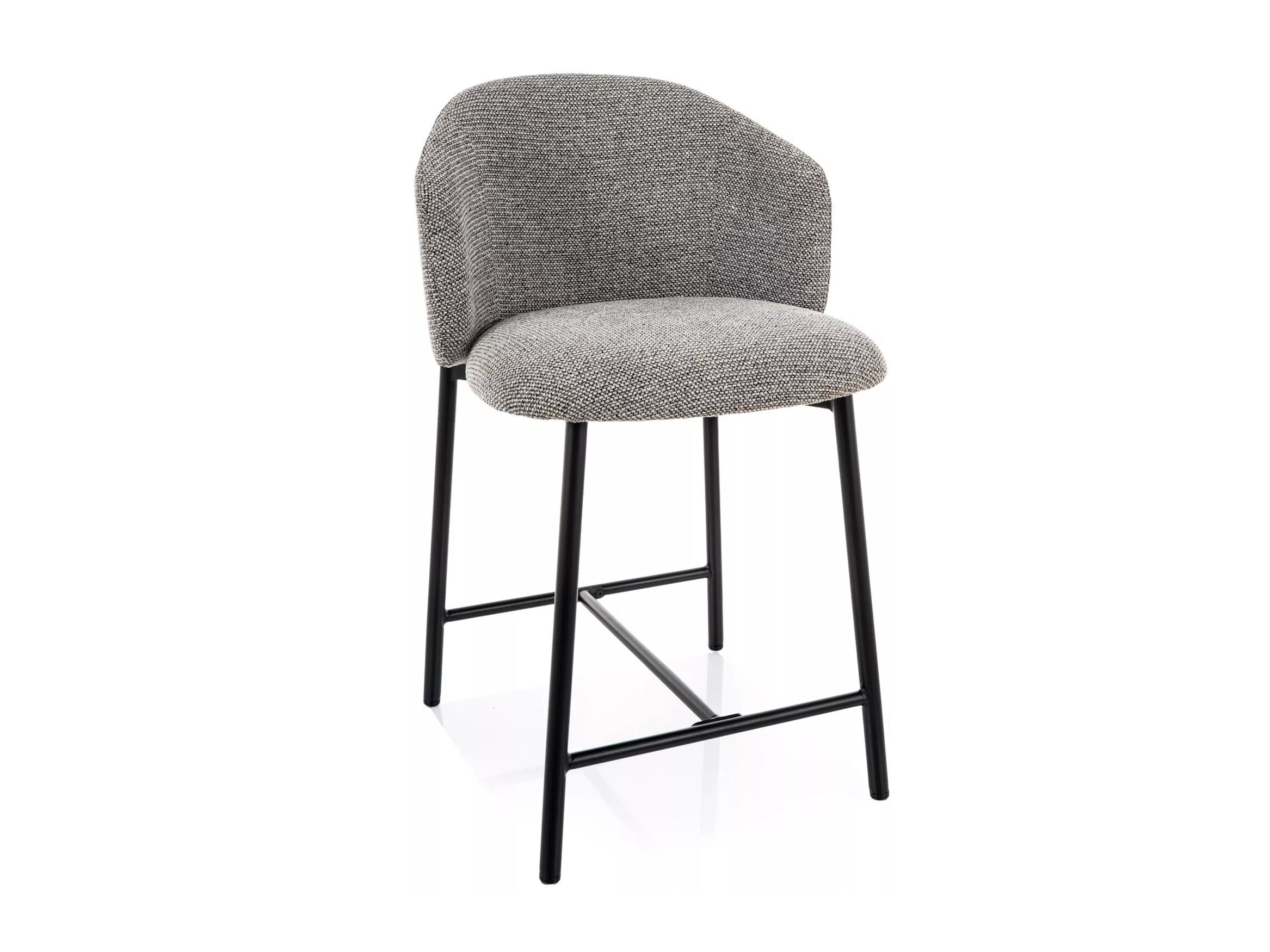 Counter stool Detroit 948 (Light grey + Black)