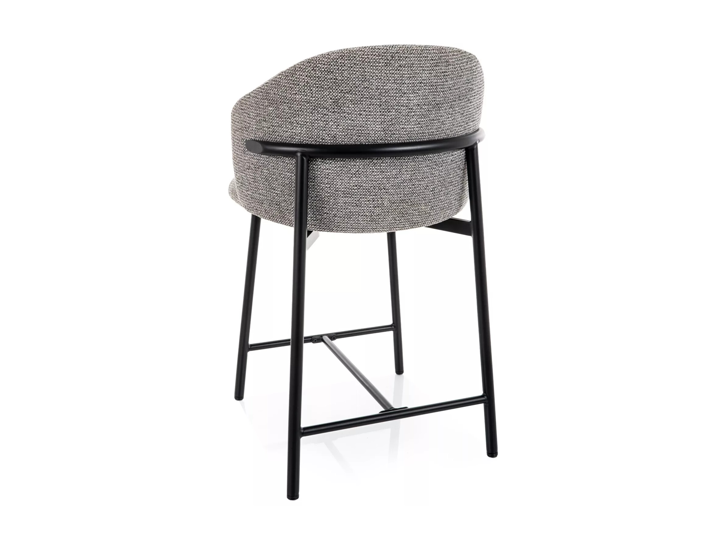 Counter stool Detroit 948 (Light grey + Black)