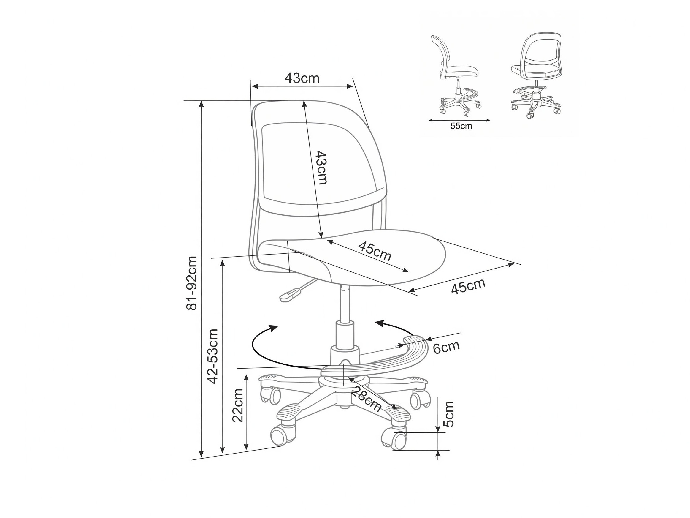 Office chair Detroit 952