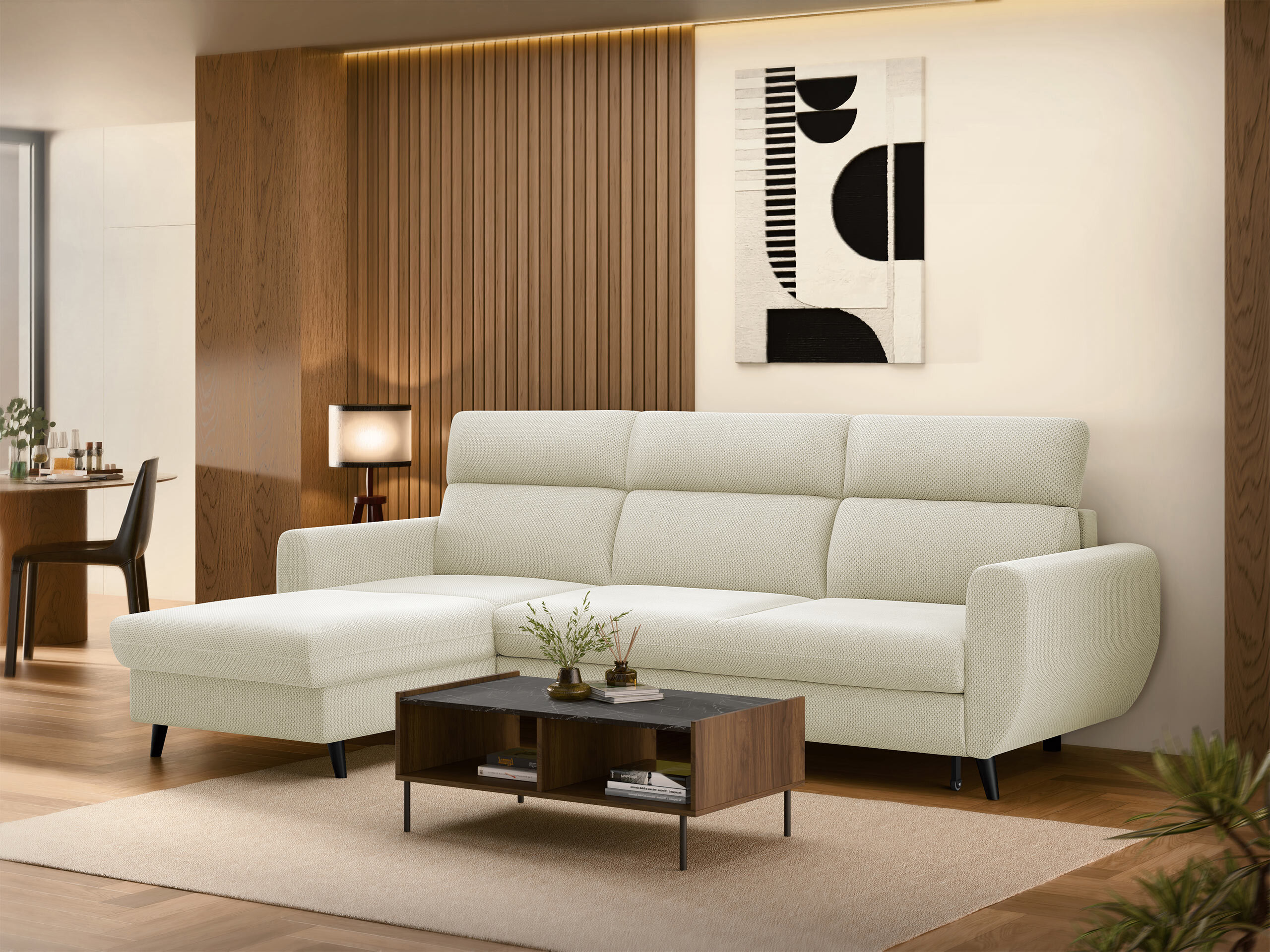 Corner sofa Temple 132 (Cruz 09)
