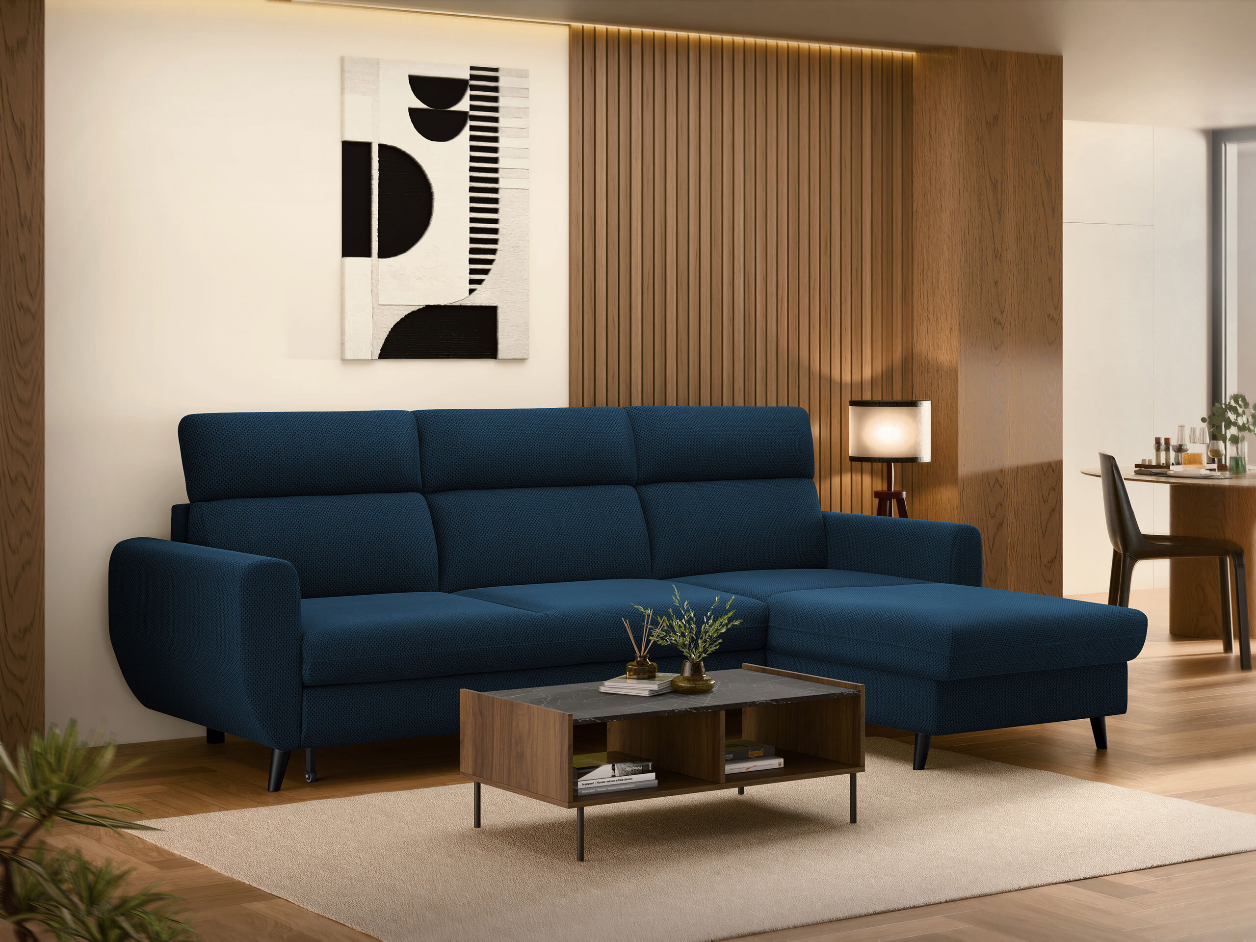 Corner sofa Temple 132 (Cruz 79)