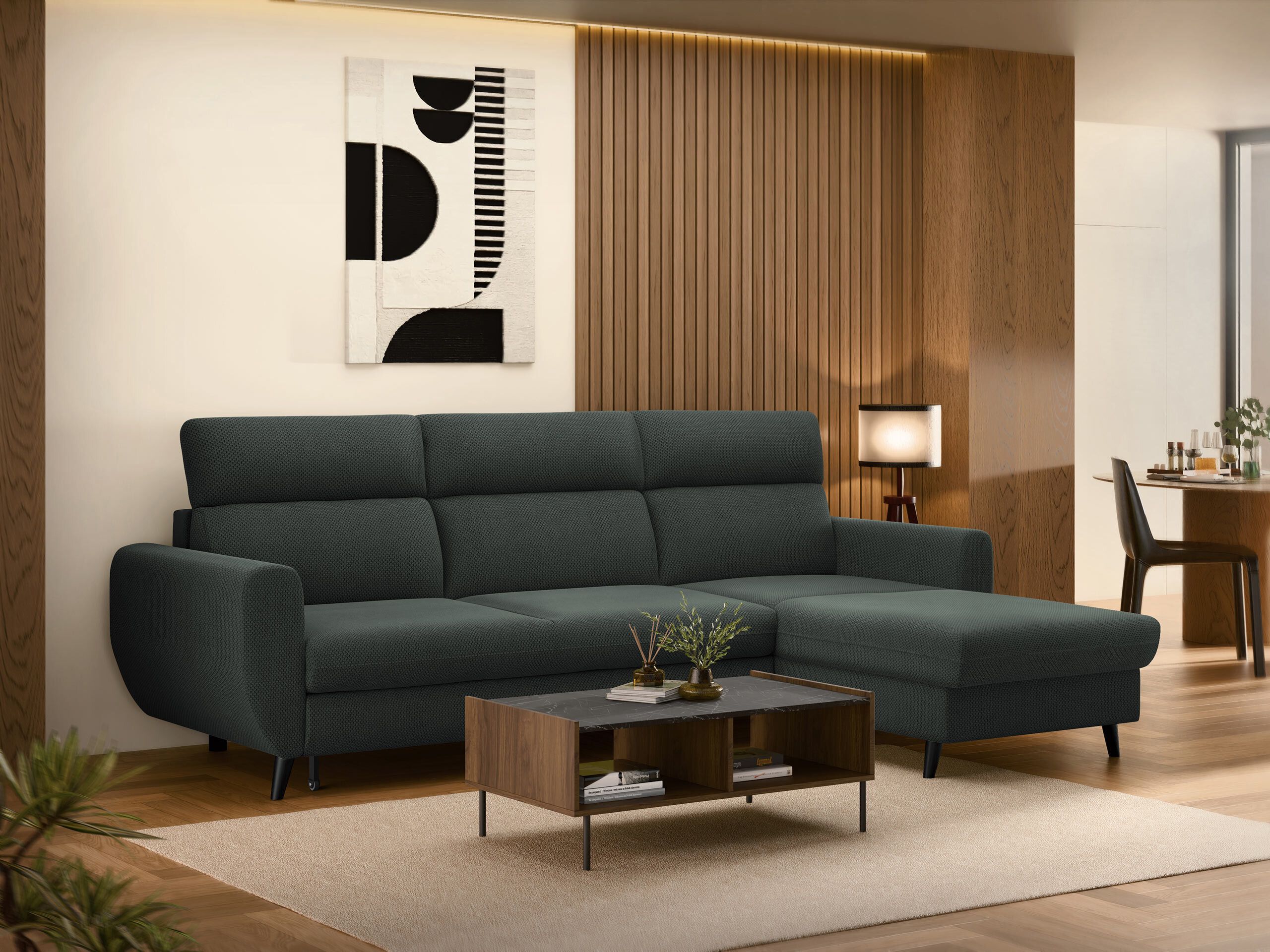 Corner sofa Temple 132 (Cruz 97)
