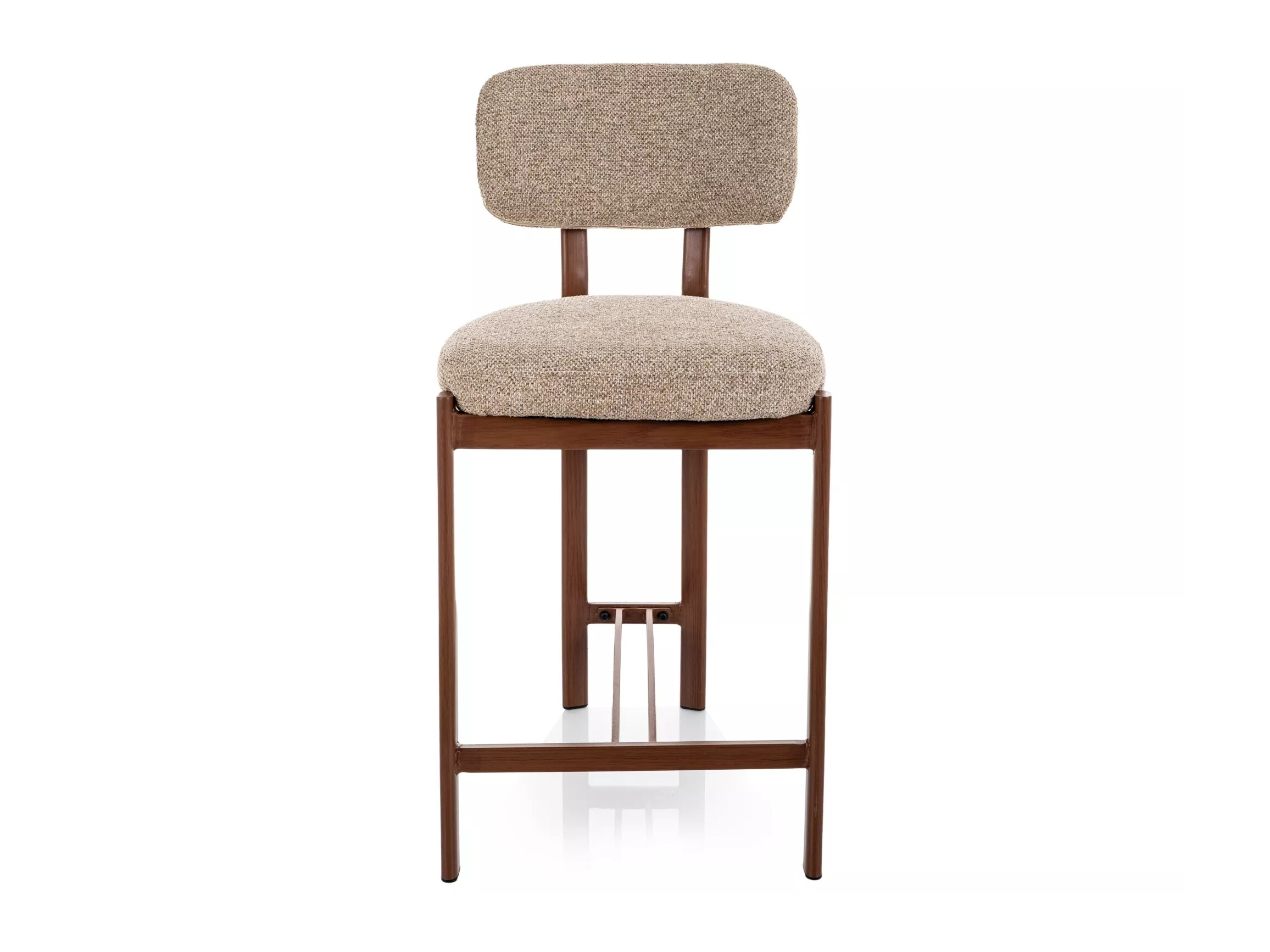 Counter stool Detroit 956 (Light brown + Walnut)