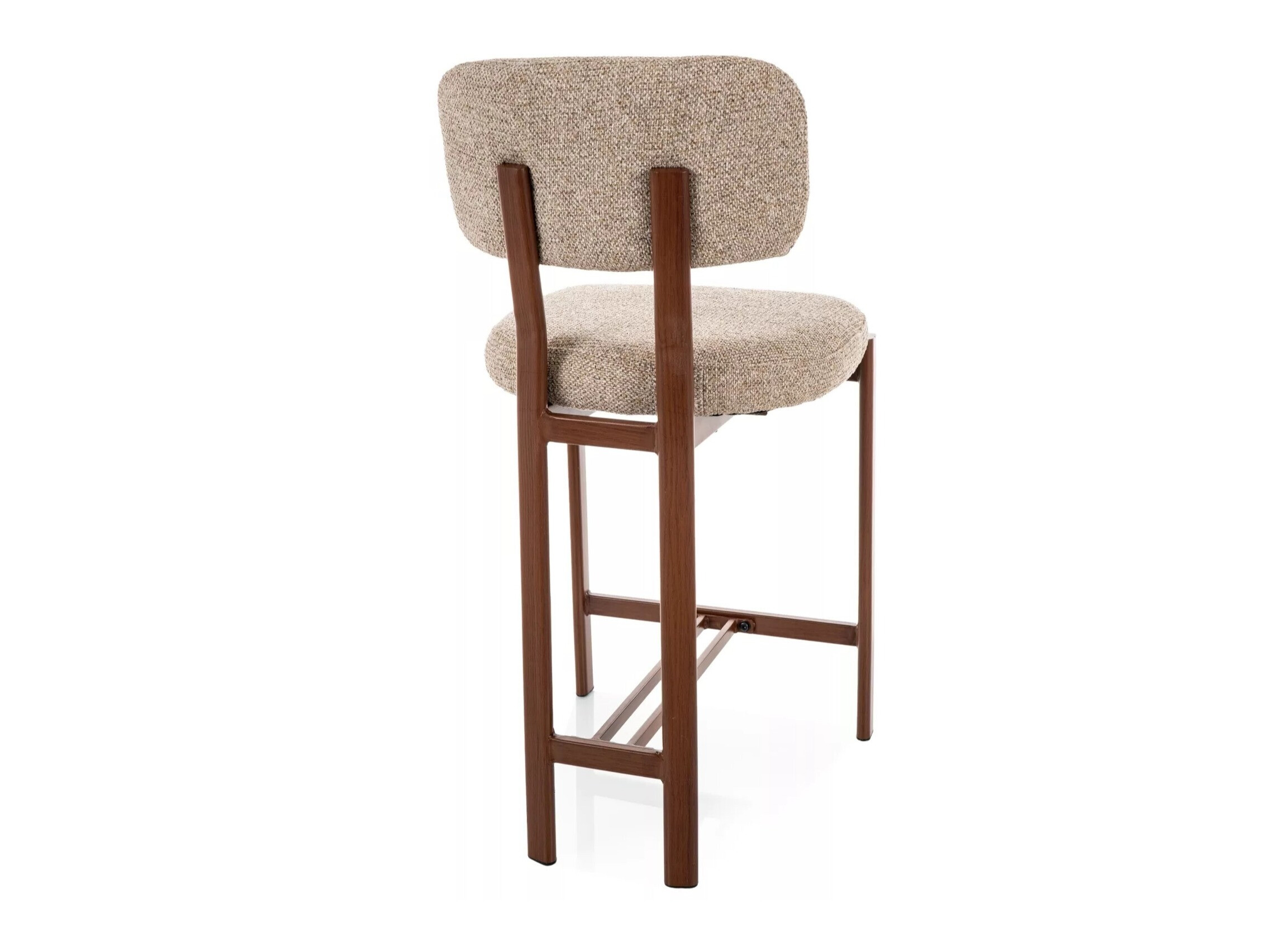 Counter stool Detroit 956 (Light brown + Walnut)