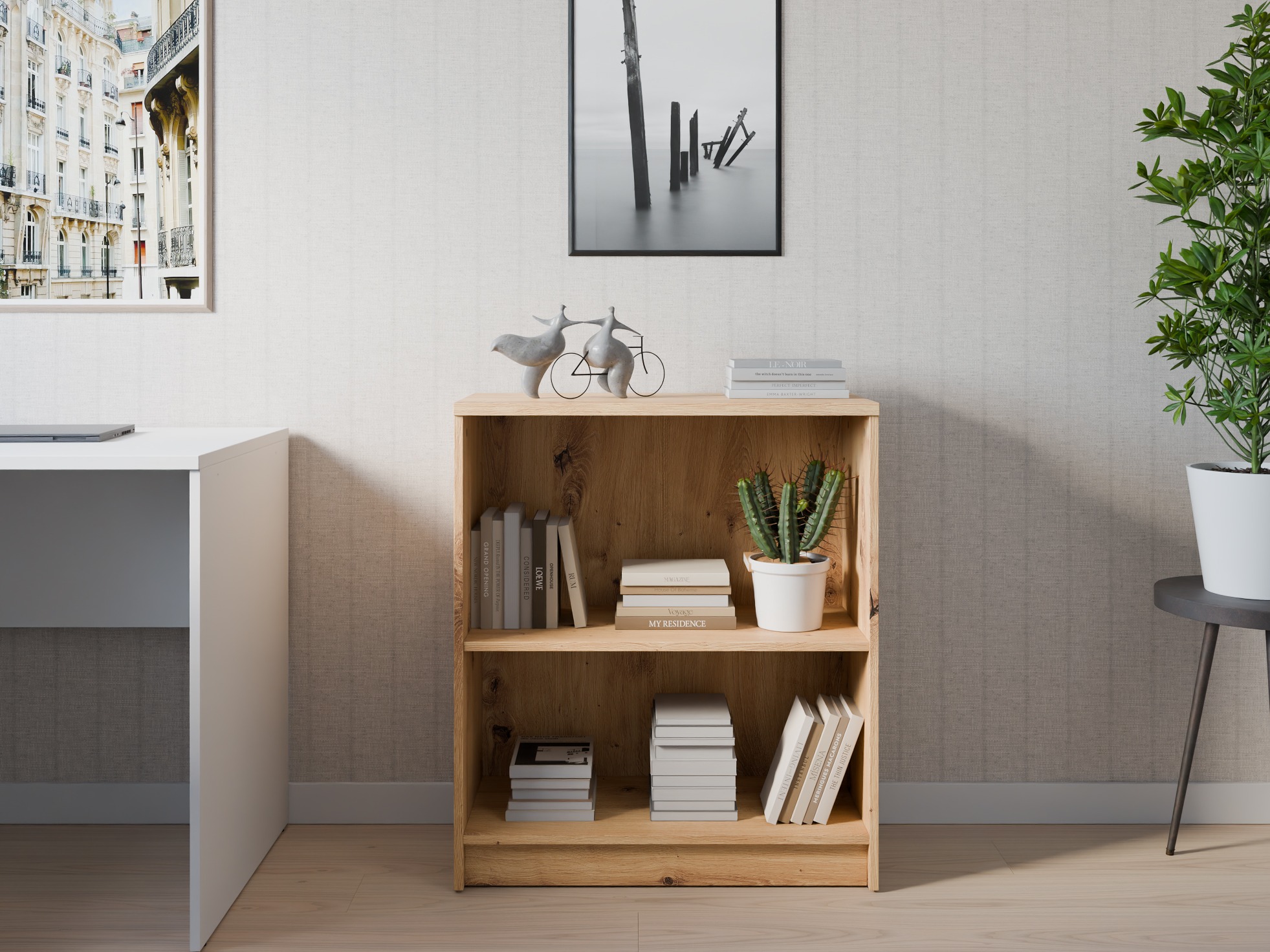 Bookcase Fiofive 100 (Artisan oak)