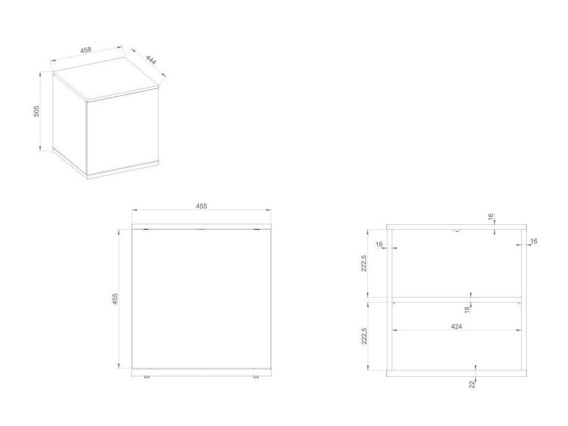 Bedside table Sermavi 121
