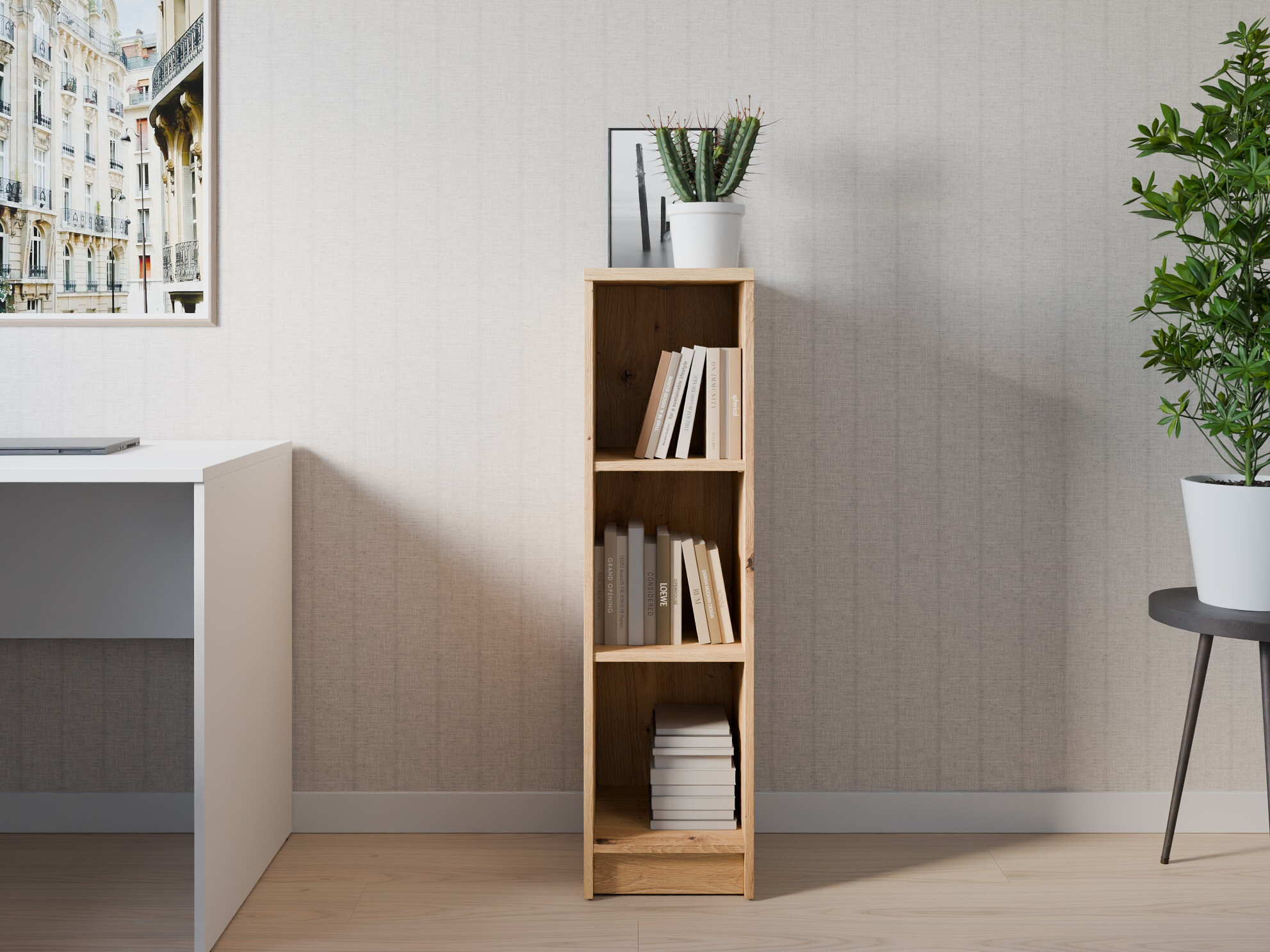 Bookcase Fiofive 104 (Artisan oak)