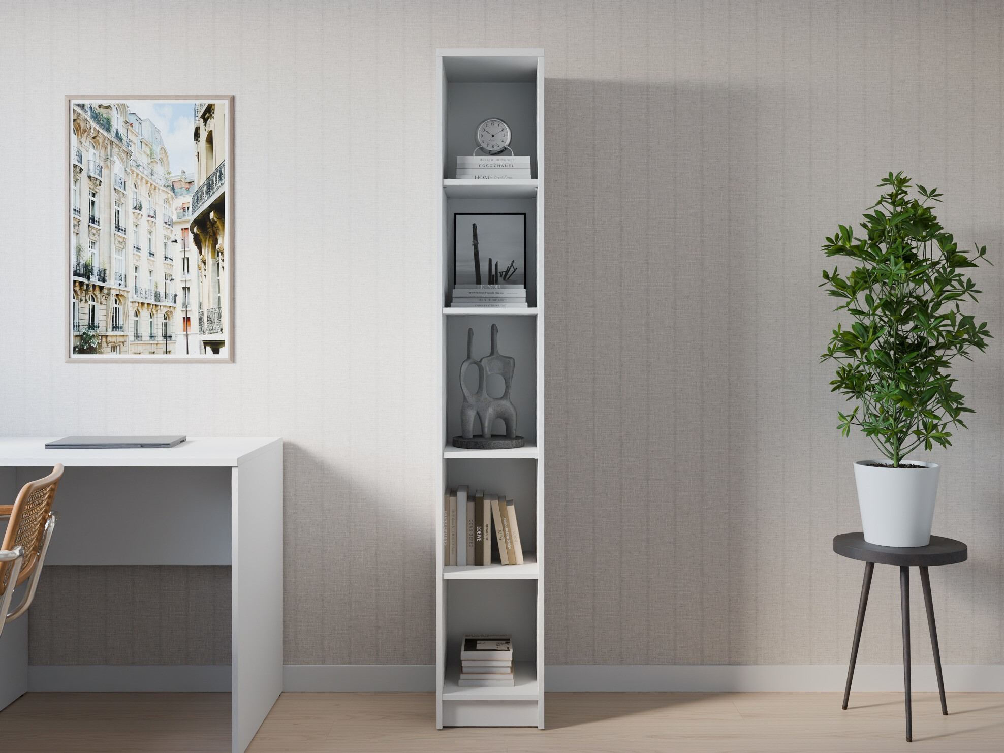 Bookcase Fiofive 105 (White)