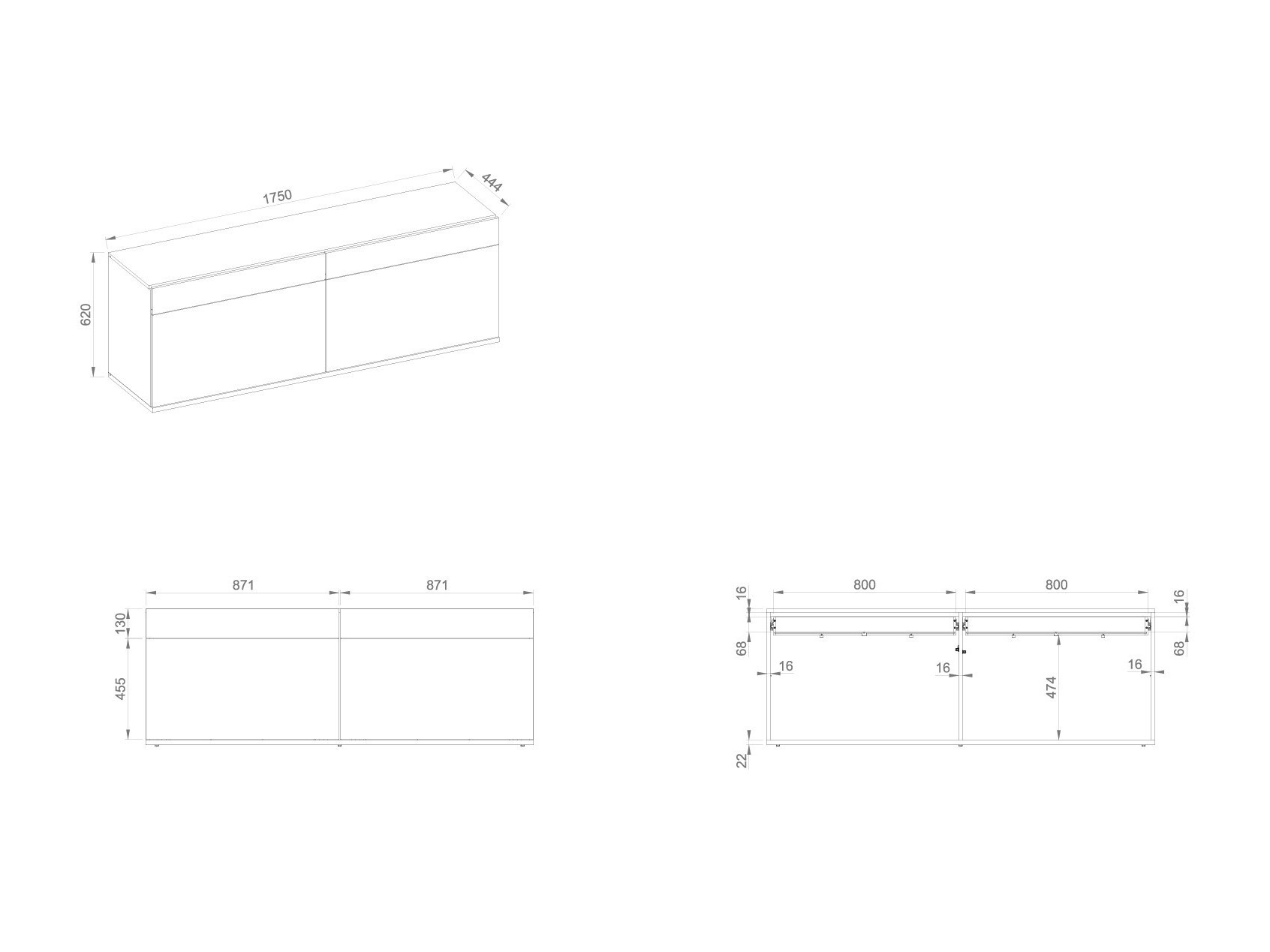 TV stand Sermavi 113