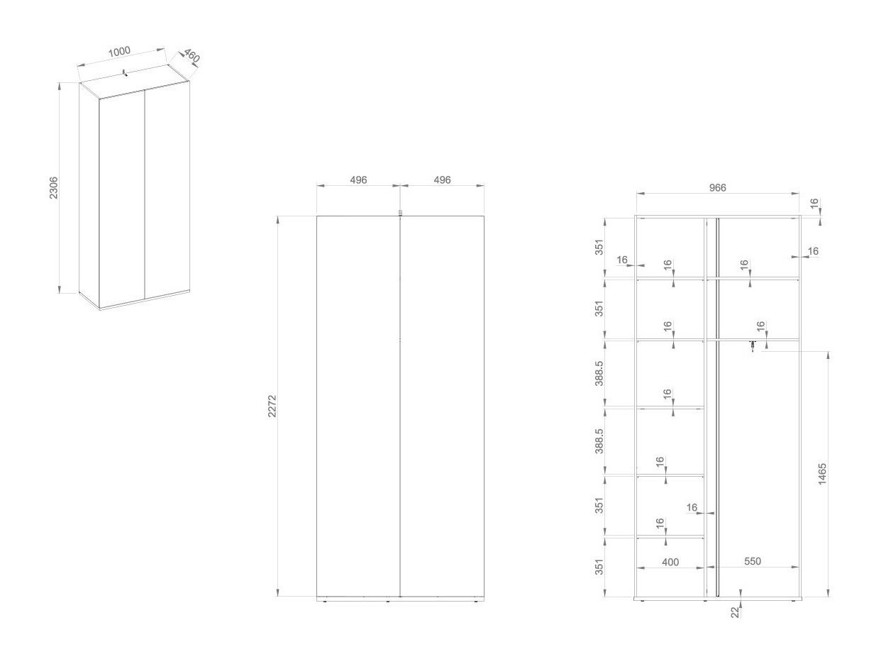 Wardrobe Sermavi 119