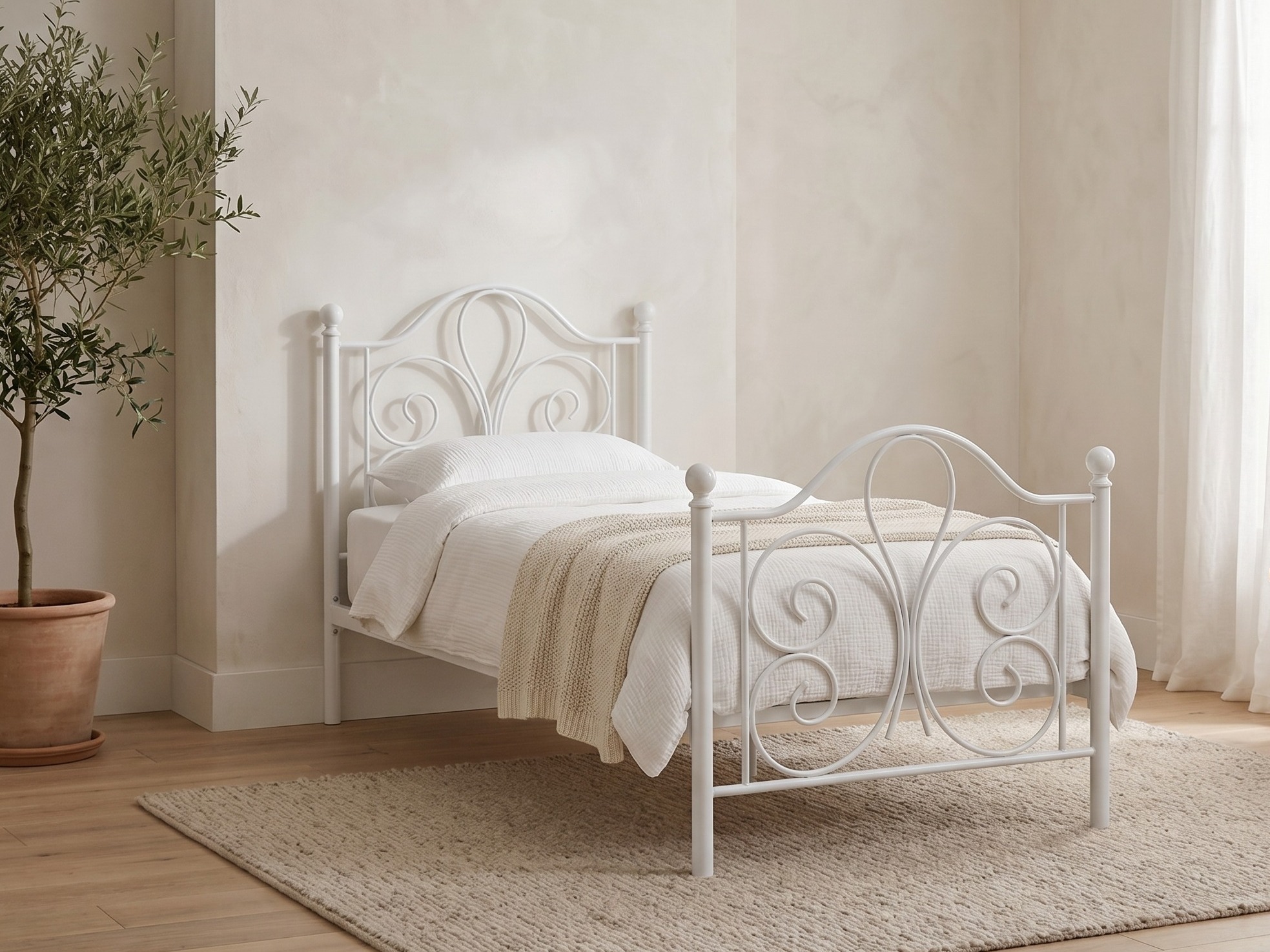 Bed Houston 1355 (White)