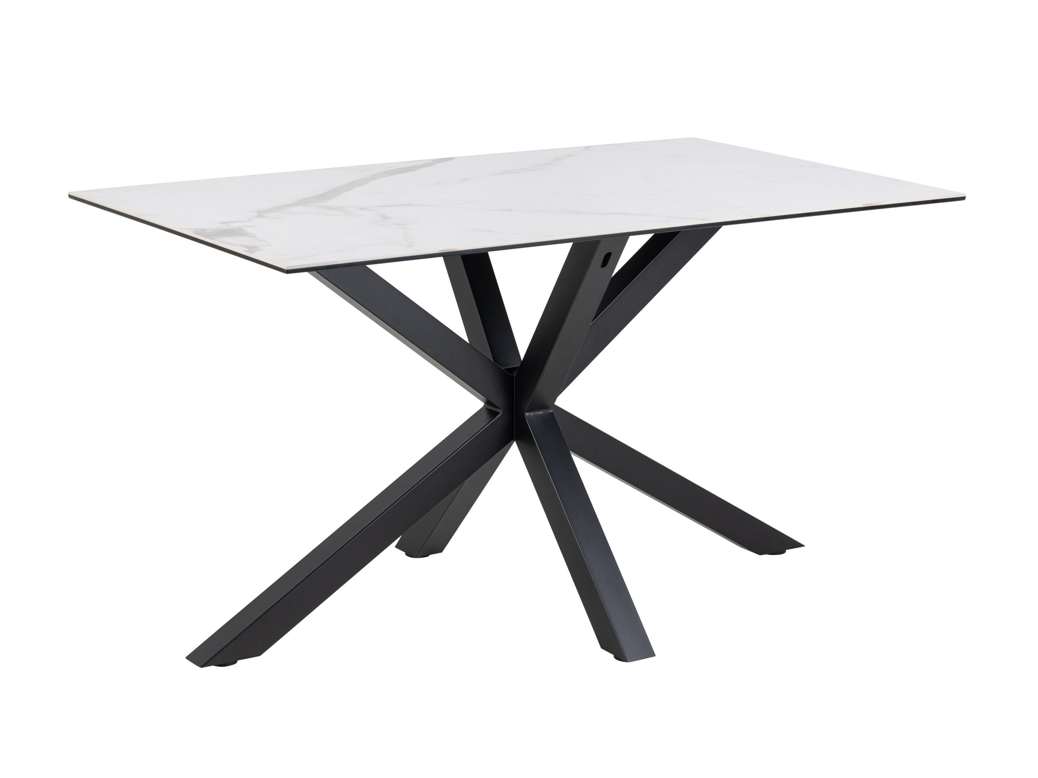 Table Norsica 918 (White marble + Black)