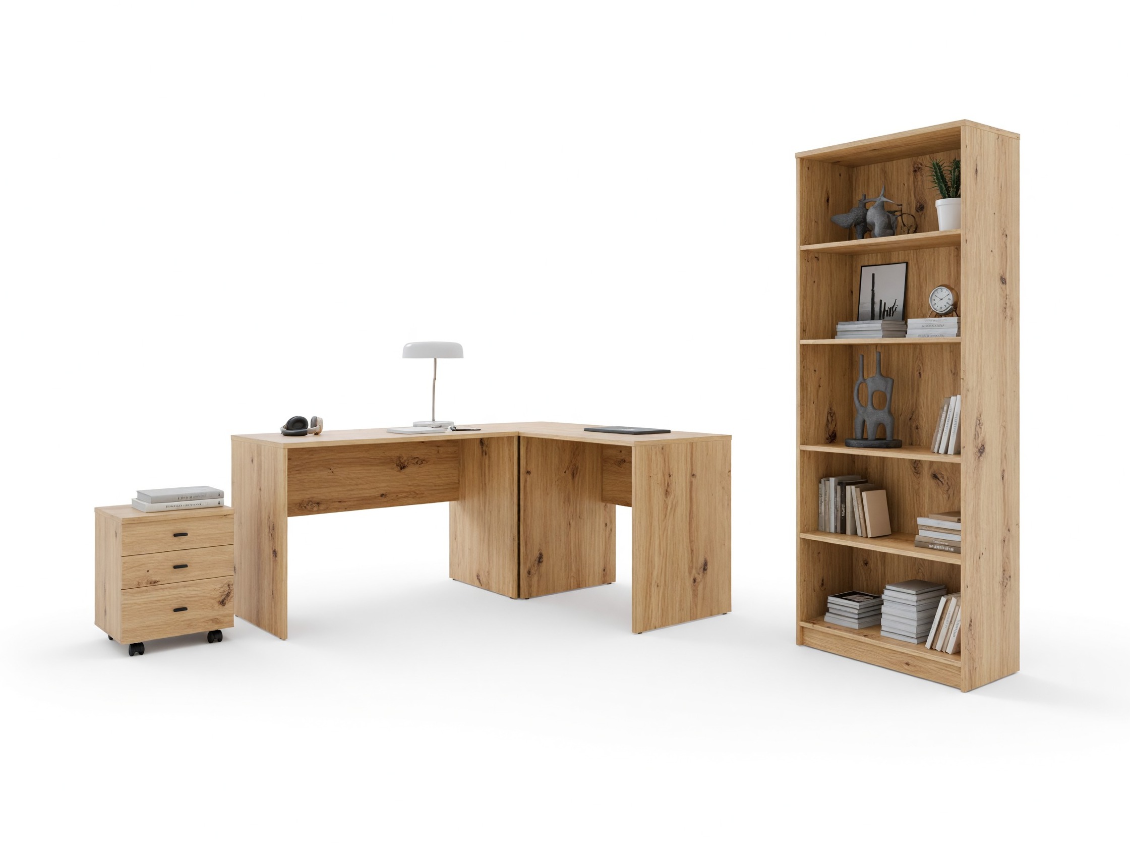 Home office set Fiofive 120 (Artisan oak)