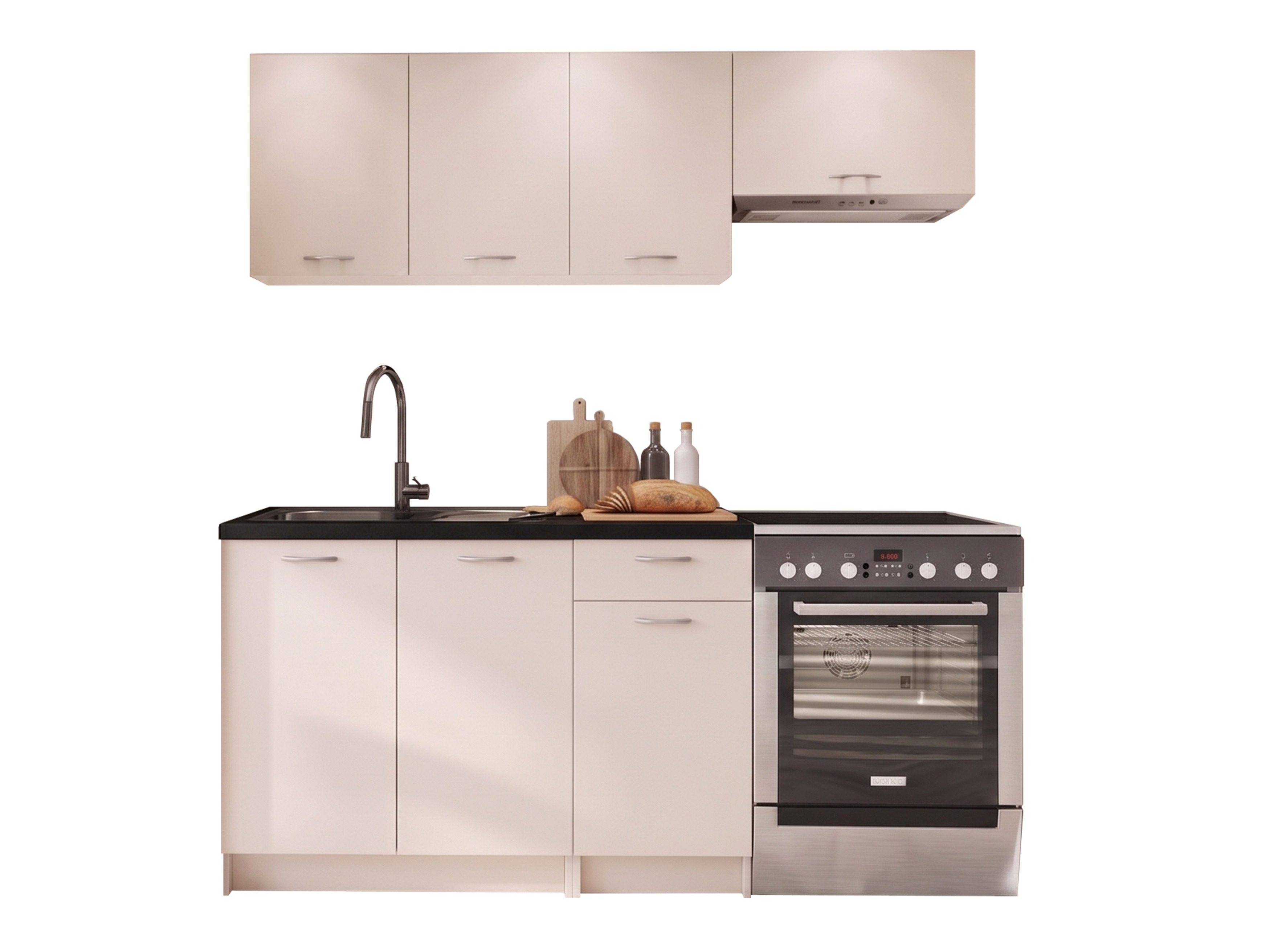 Kitchen set Ota (Cashmere + Black)
