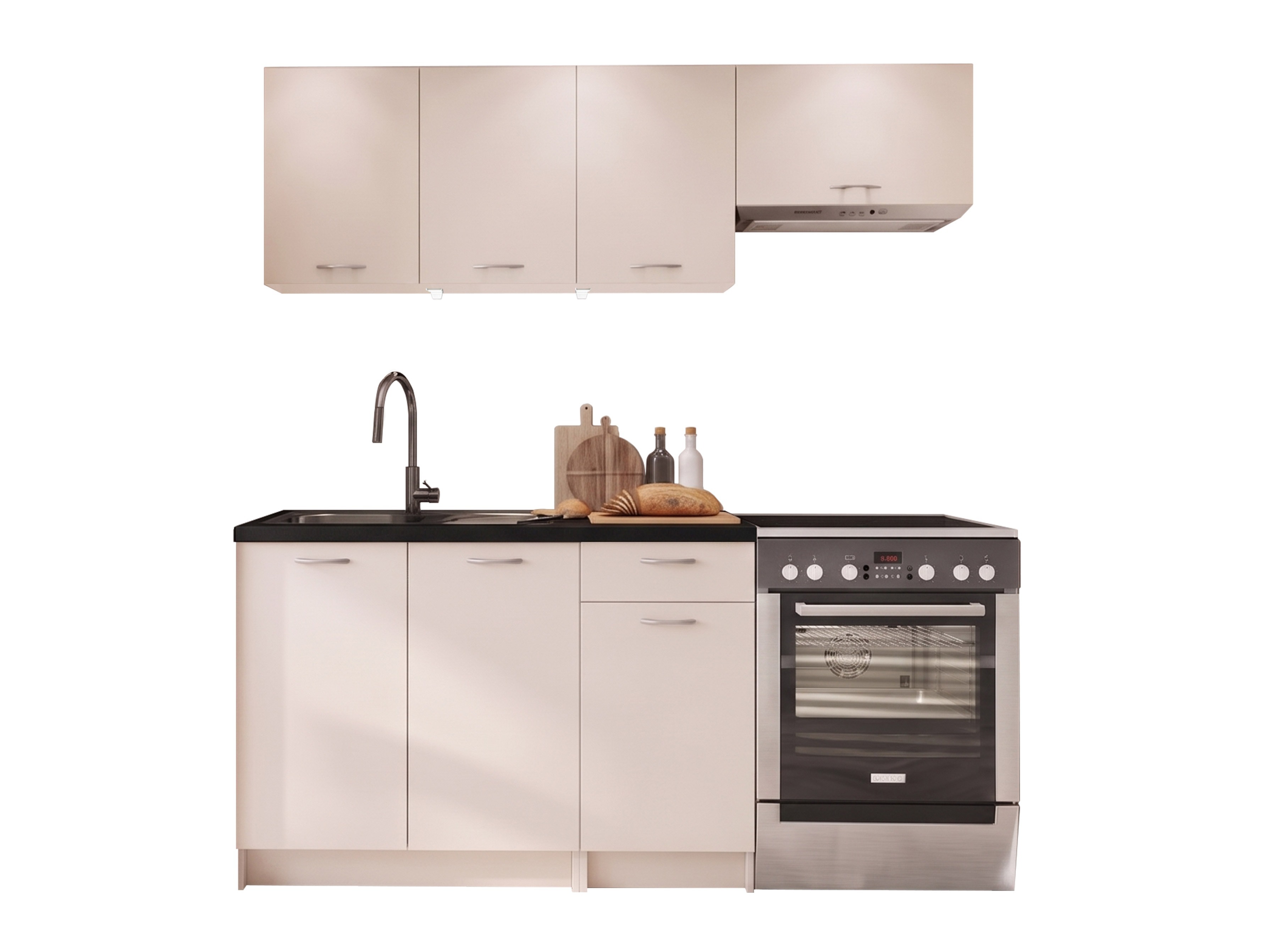 Kitchen set Ota (Cashmere + Black)