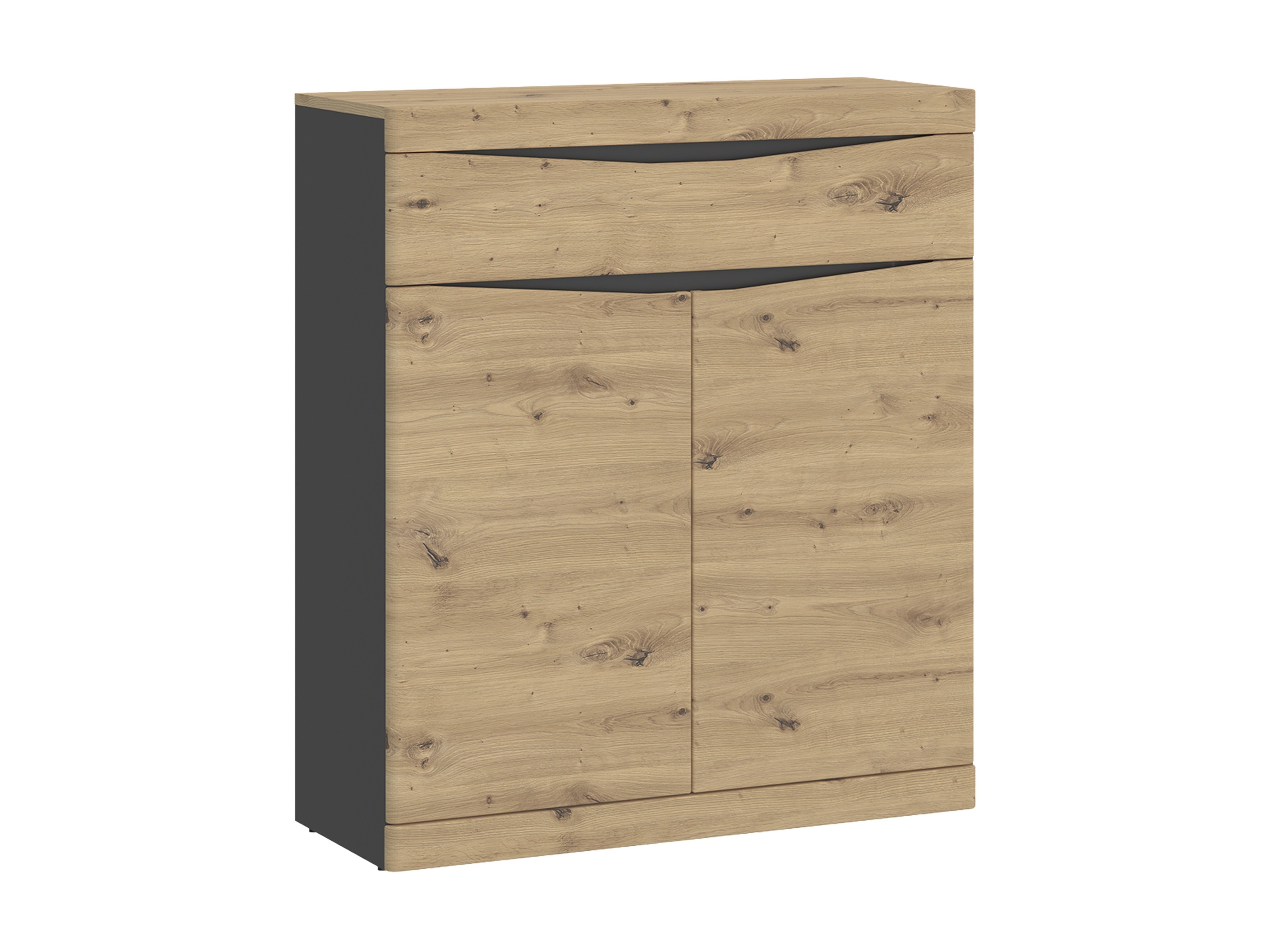 Chest of drawers Venlori 115 (Artisan oak + Anthracite)