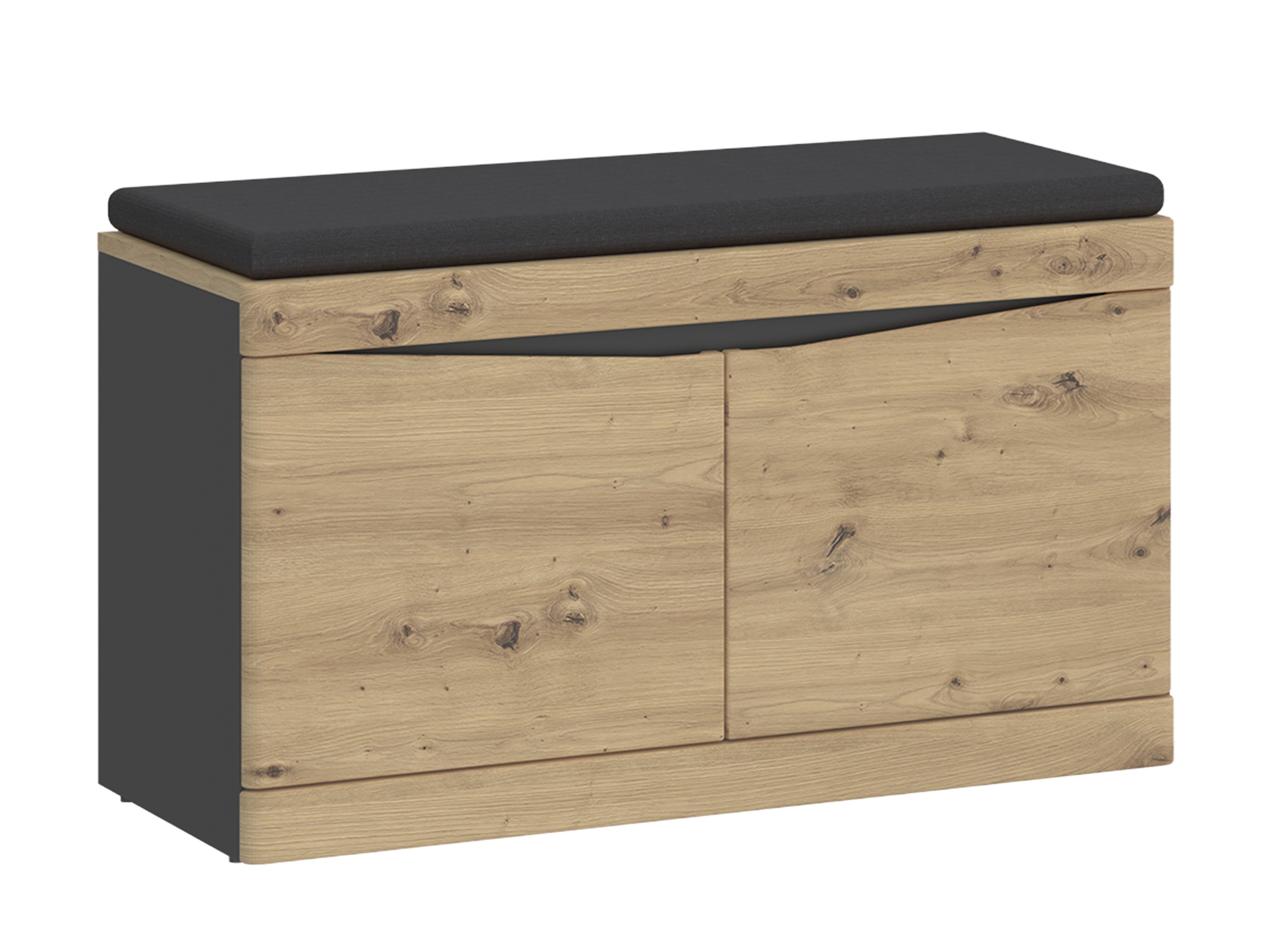 Shoe cabinet Ontario 146 (Artisan oak + Anthracite)