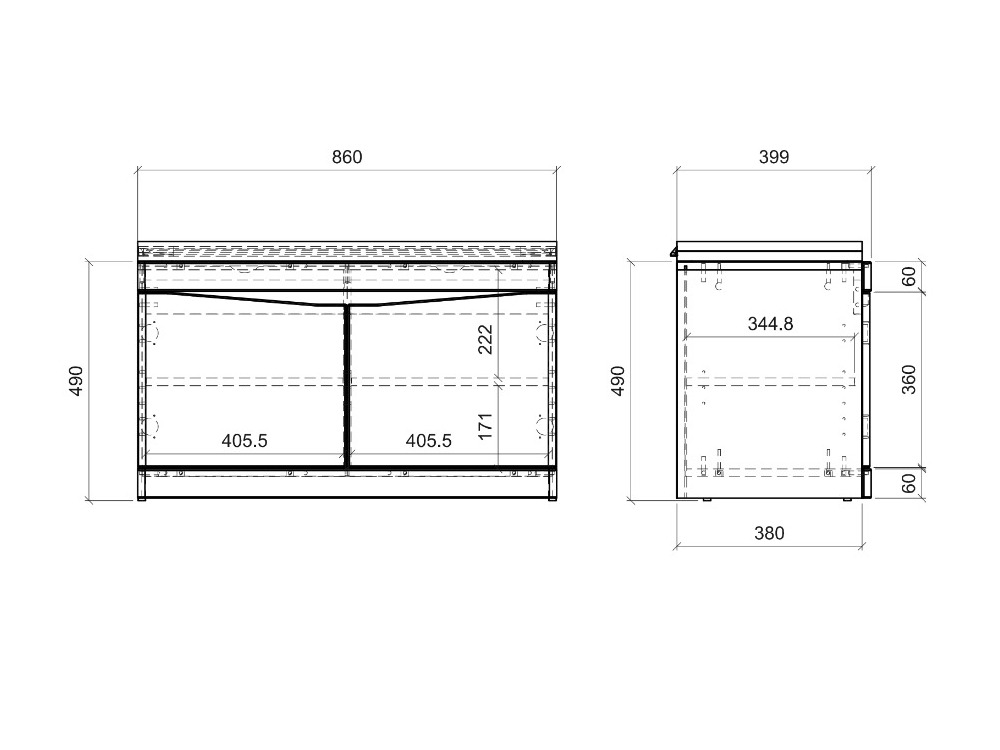 Shoe cabinet Ontario 146 (White)