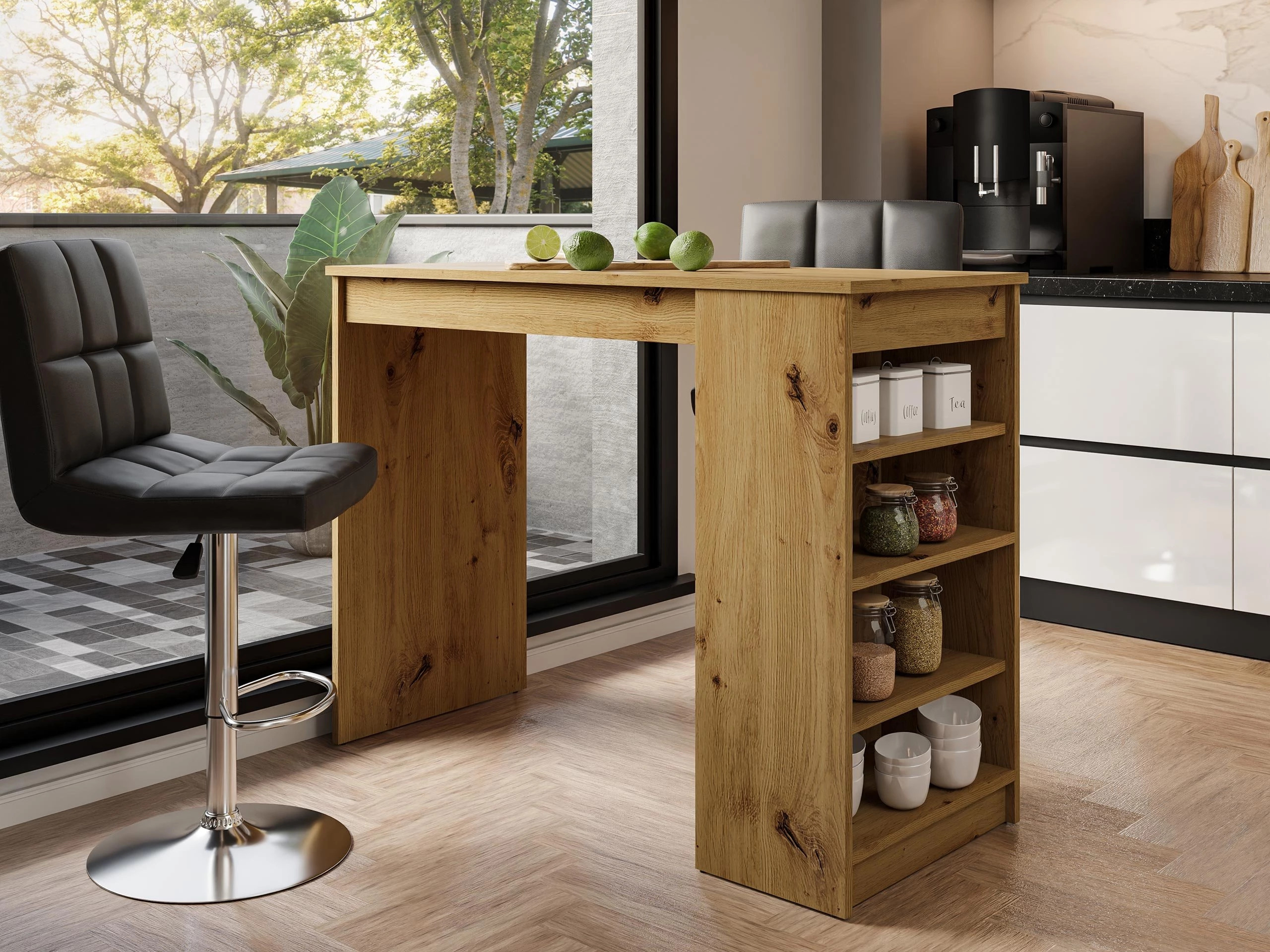 Bar table Comfivo Cedrus (Artisan oak)