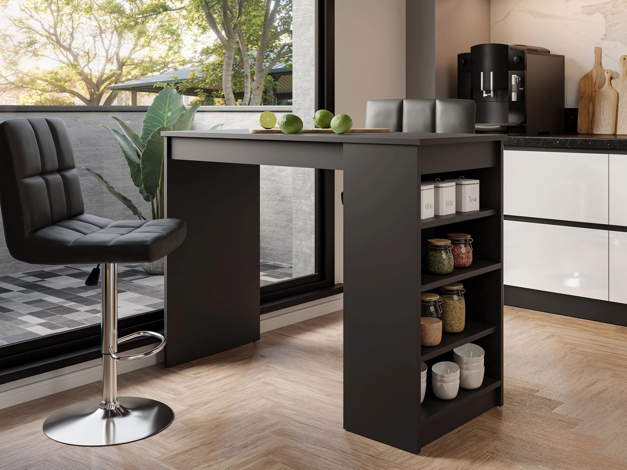 Bar table Comfivo Cedrus (Black)