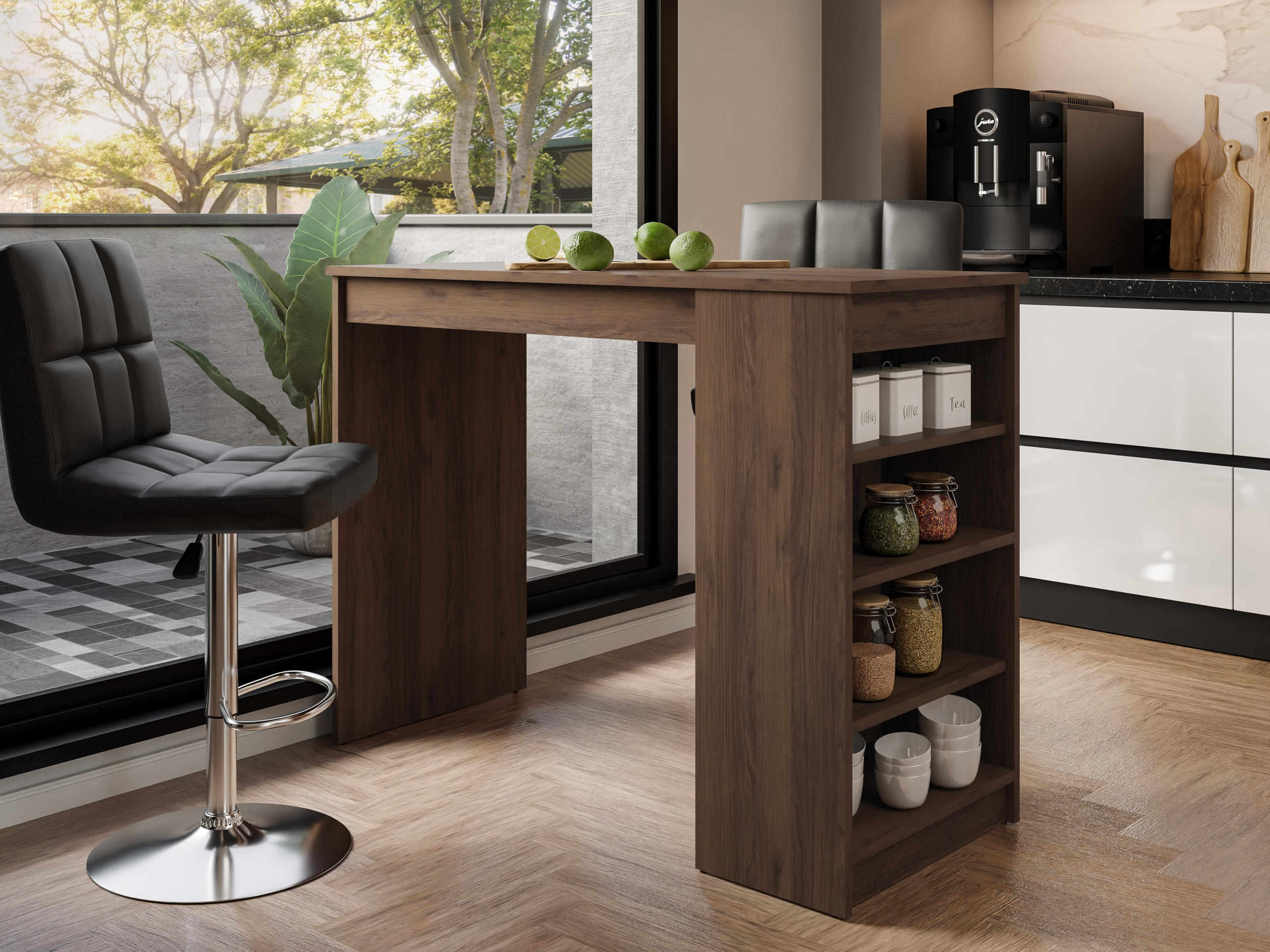 Bar table Comfivo Cedrus (Walnut)