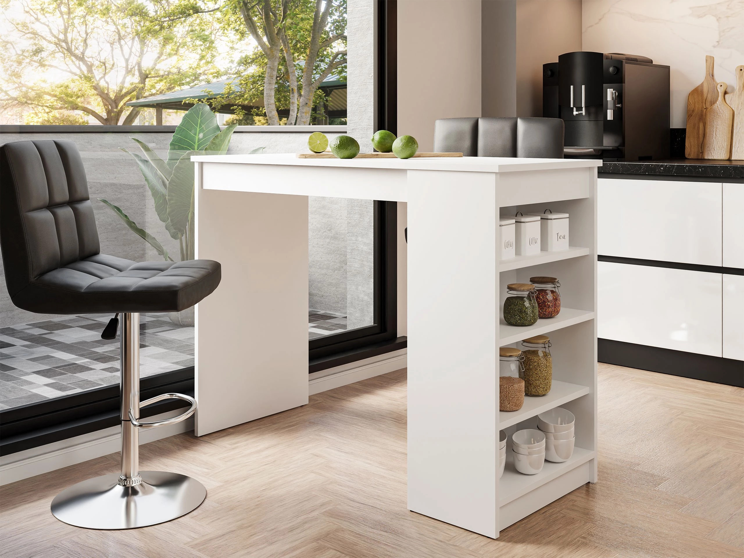 Bar table Comfivo Cedrus (White)