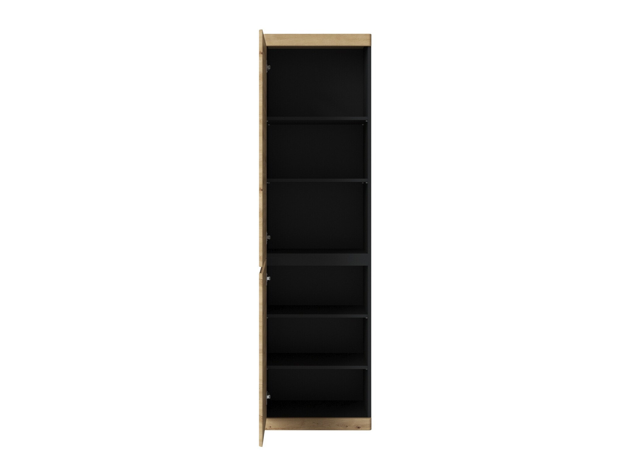 Bookcase Venlori 127 (Anthracite + Artisan oak)
