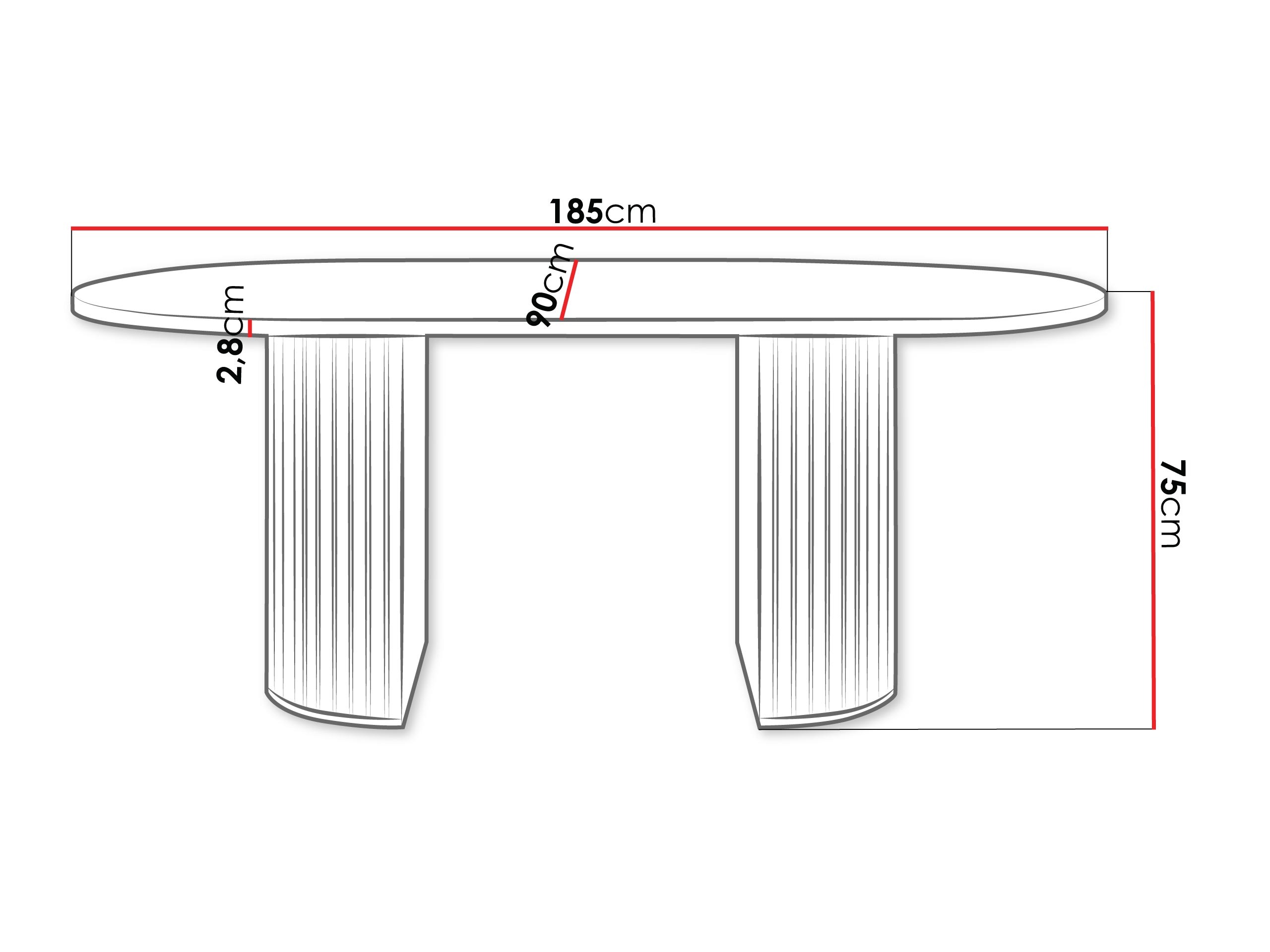 Table Comfivo Ulma (Light travertine + Beige)