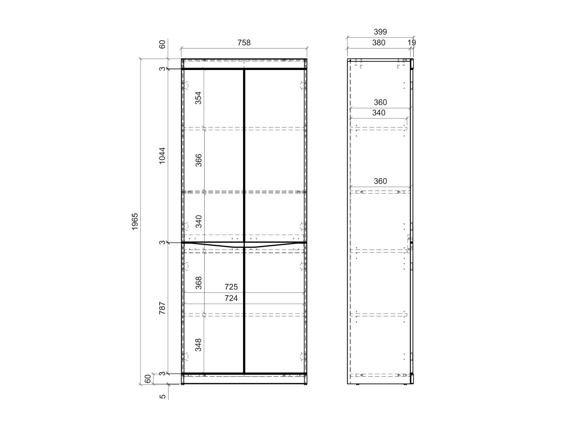 Bookcase Venlori 137